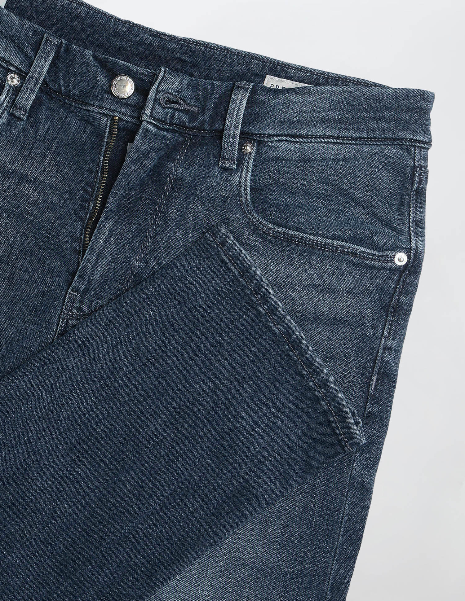 Harold Slim Straight Fit Blue Jeans Mid Blue - U.S. Polo Assn. India | Large