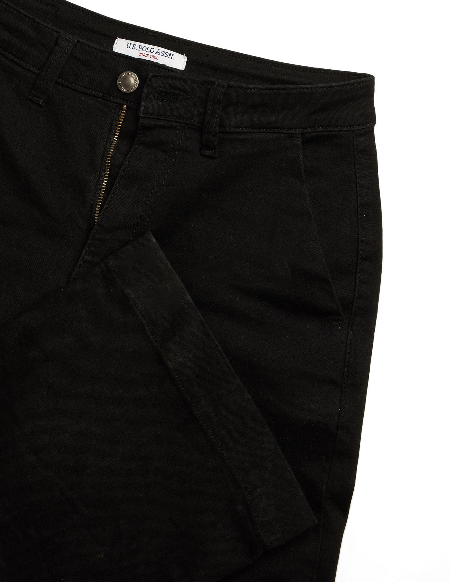 High Rise Wide Leg Fit Jeans Black - U.S. POLO ASSN. | Large