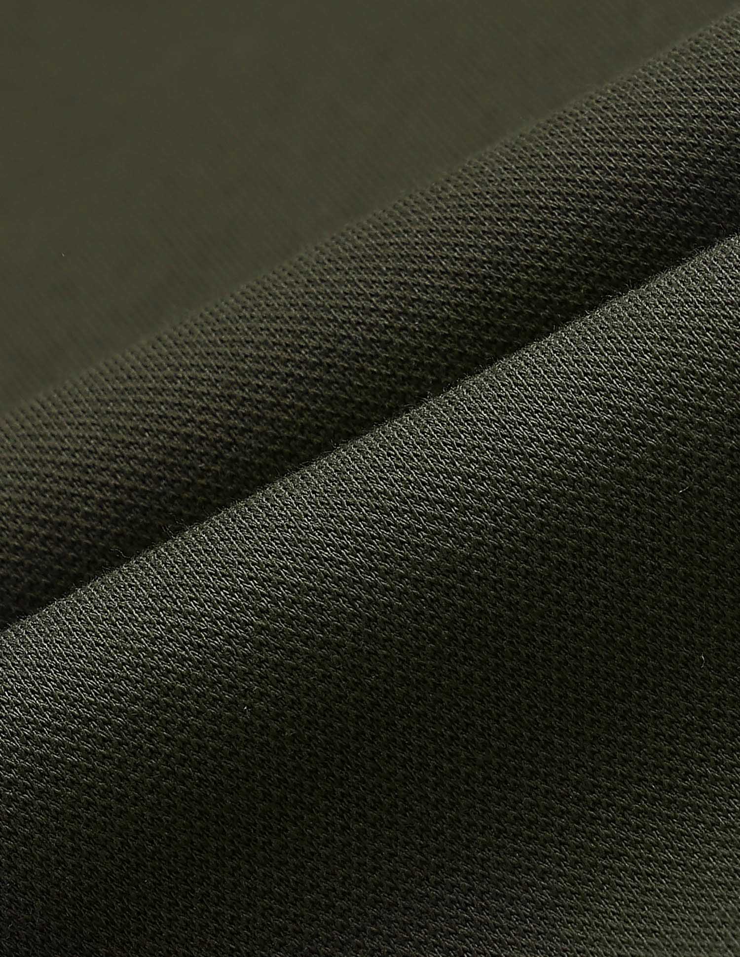 Mid Rise Solid Track Pants Dark Green - U.S. Polo Assn. India | Large