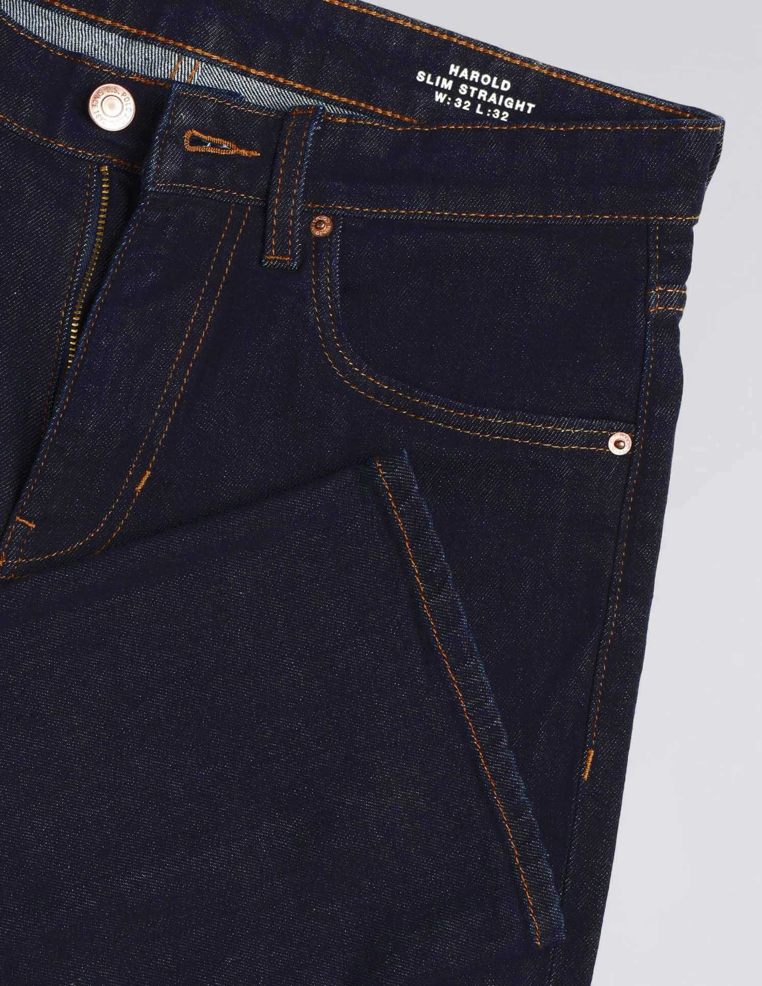 Harold Slim Straight Fit Blue Jeans Dark Wash - U.S. POLO ASSN. | Large