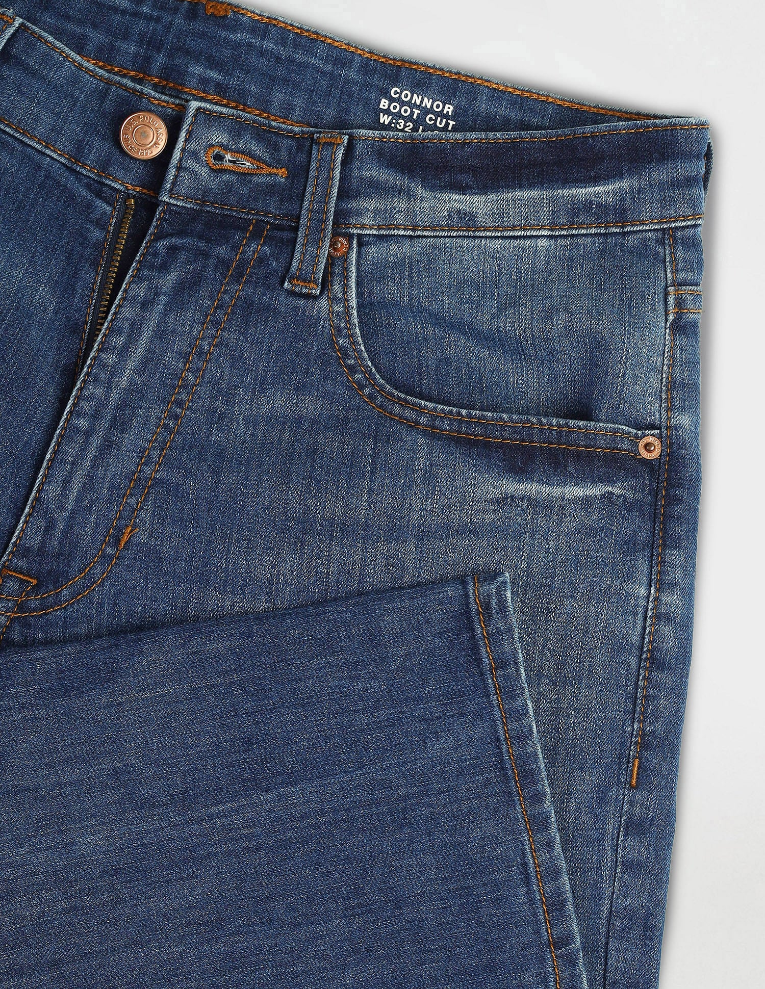 Connor Boot Cut Blue Jeans Blue - U.S. Polo Assn. India | Large