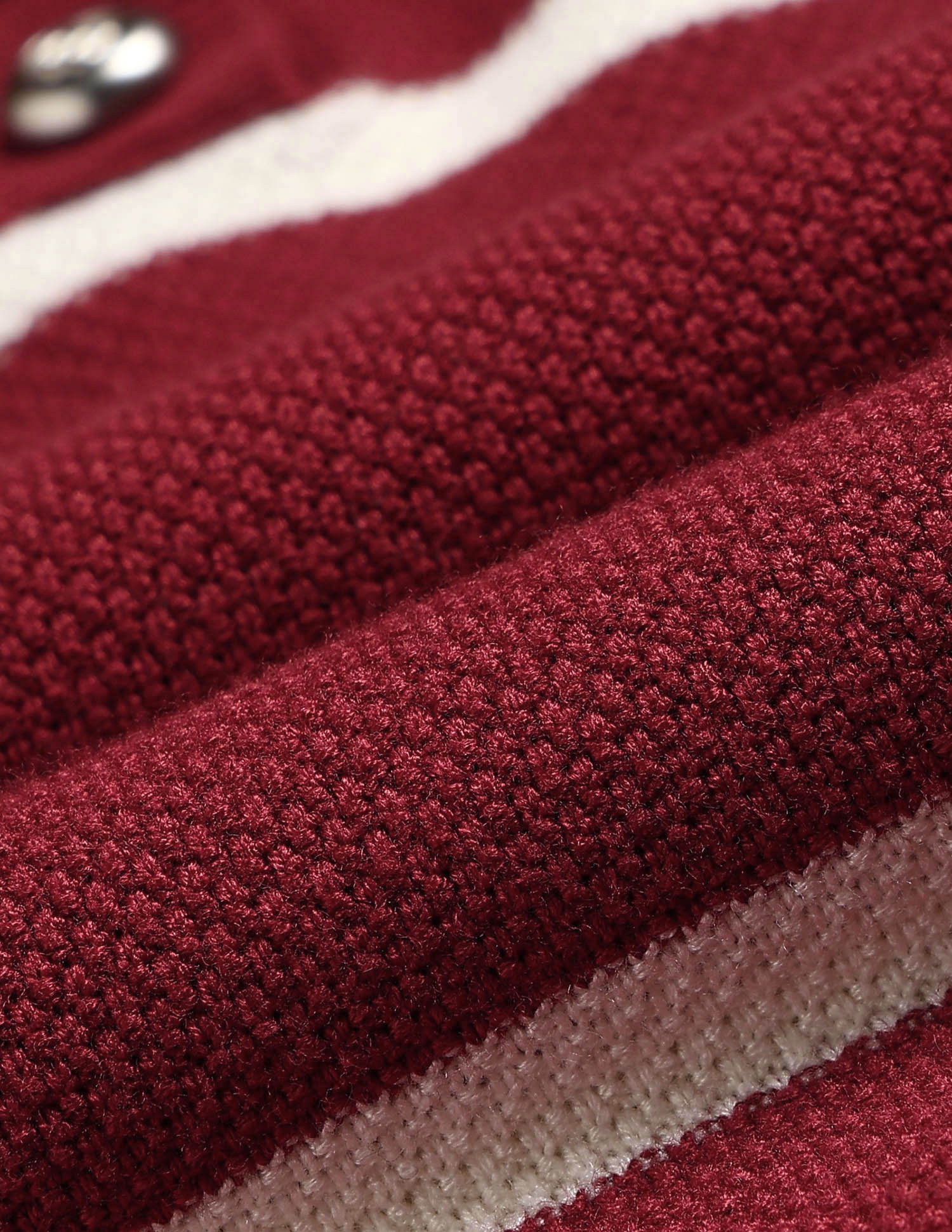 Horizontal Striped Ribbed Knit Sweater Red - U.S. POLO ASSN. | Large