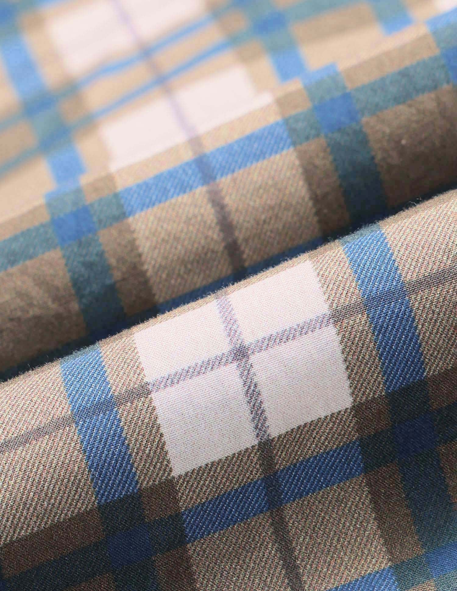 Tartan Button Down Shirt Khaki - U.S. POLO ASSN. | Large