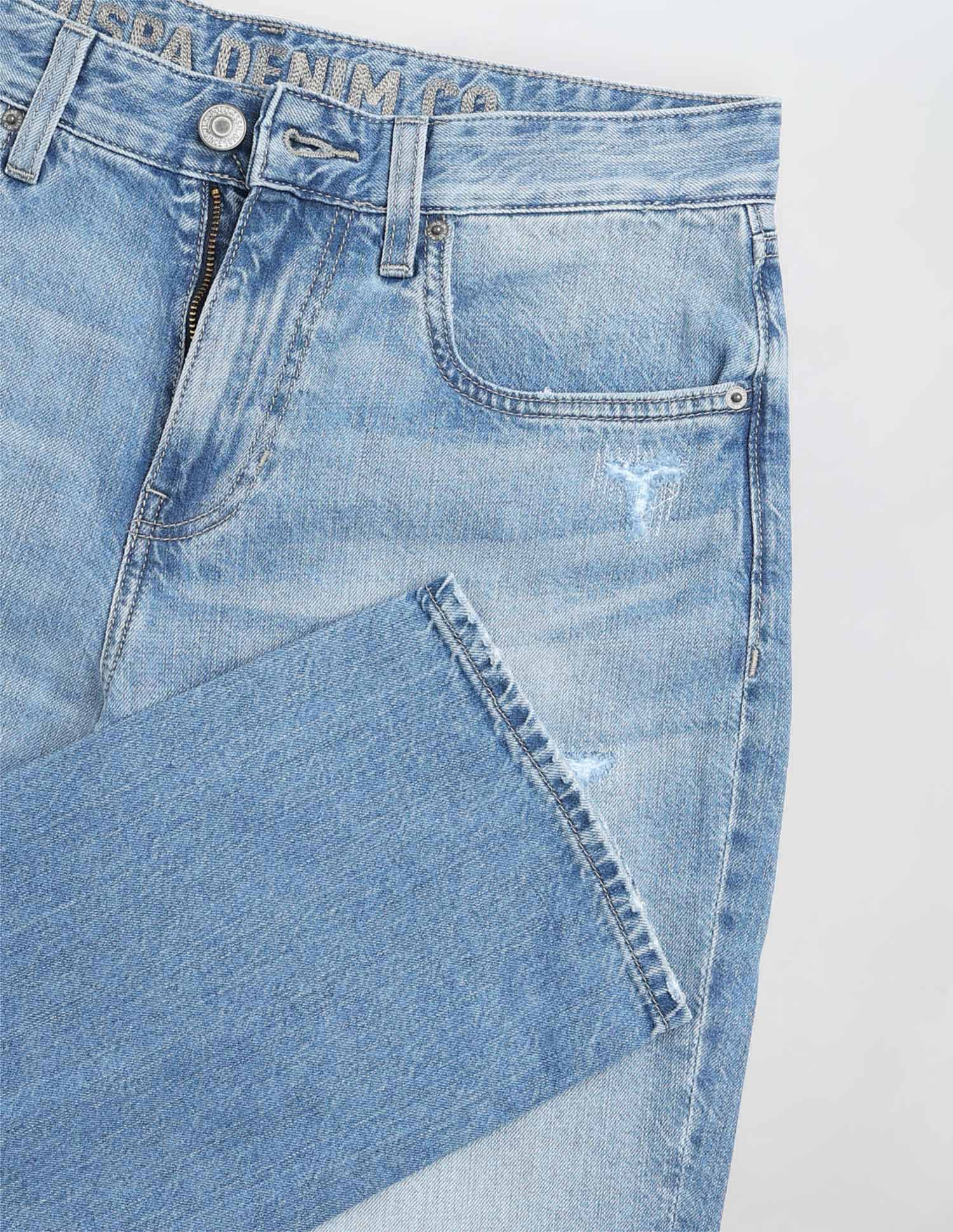 Shawn Relaxed Fit Blue Jeans Blue - U.S. POLO ASSN. | Large