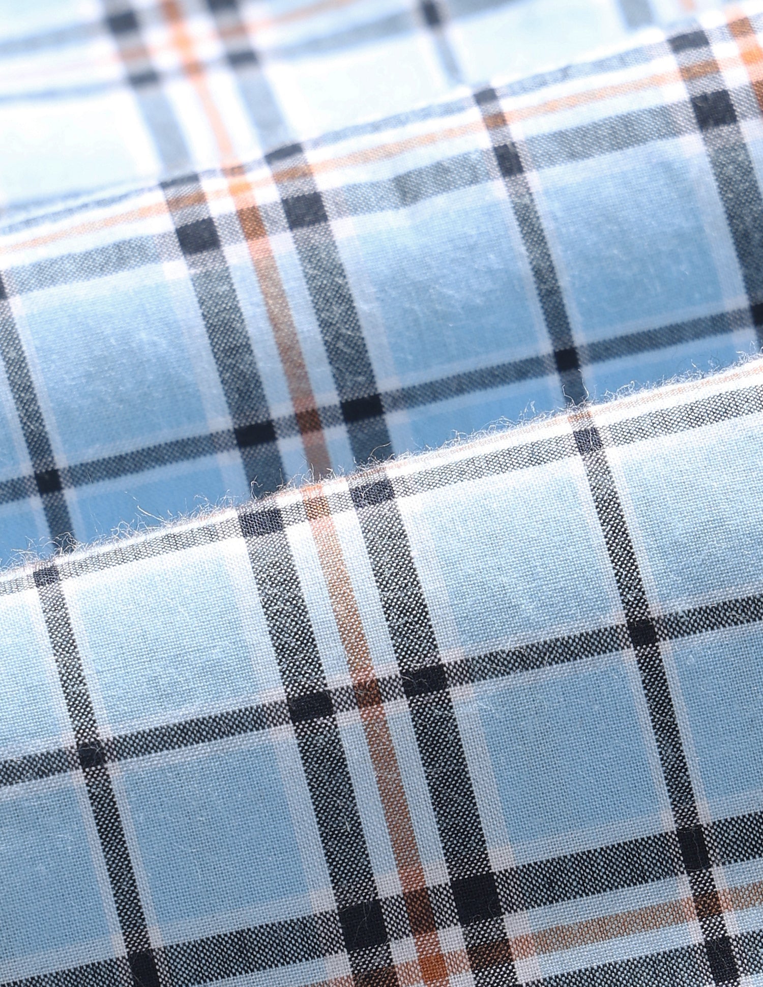 Grid Tattersall Checked Tailored Fit Shirt Light Blue - U.S. POLO ASSN. | Large