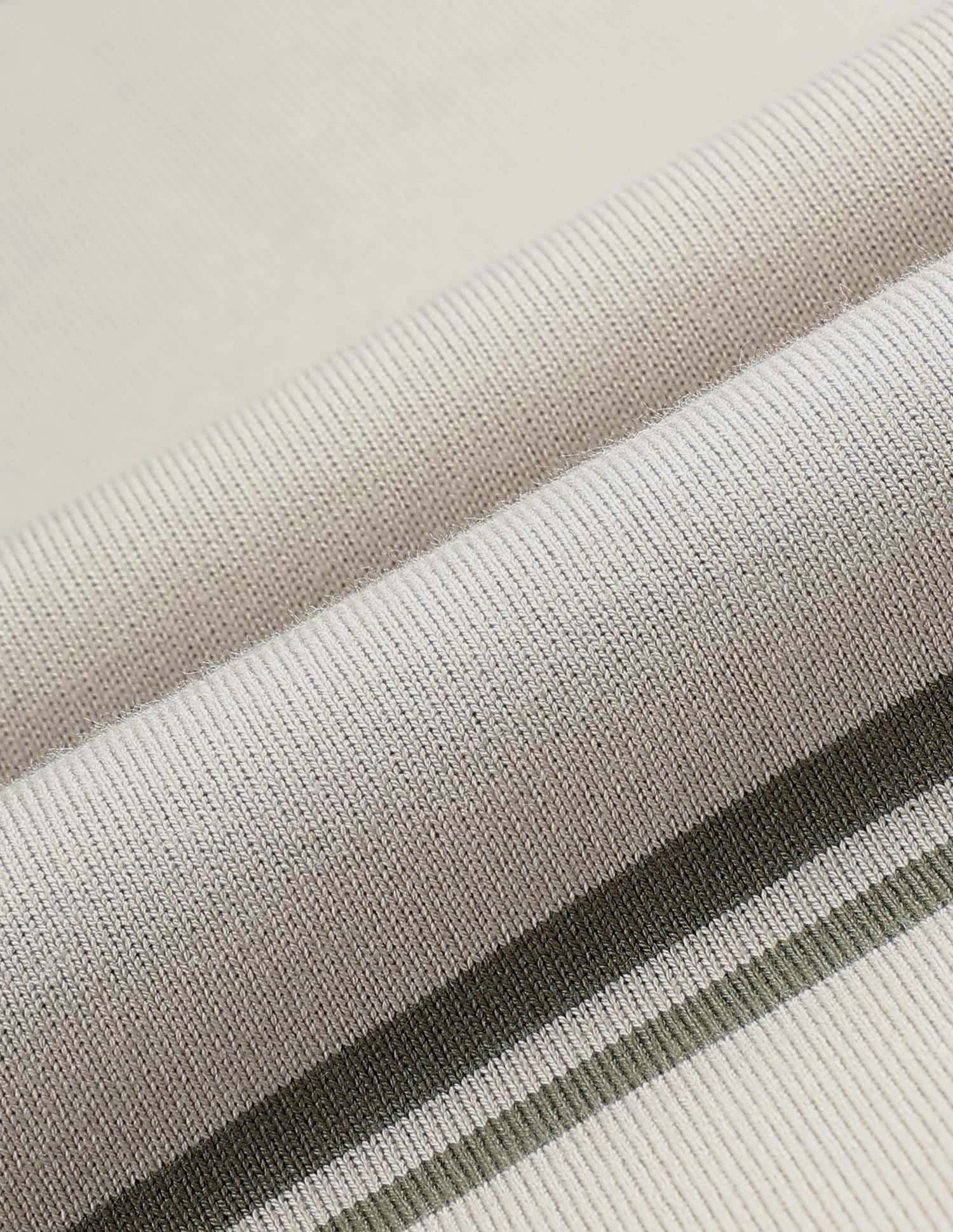 Horizontal Striped Varsity Theatre Polo Shirt Beige - U.S. POLO ASSN. | Large