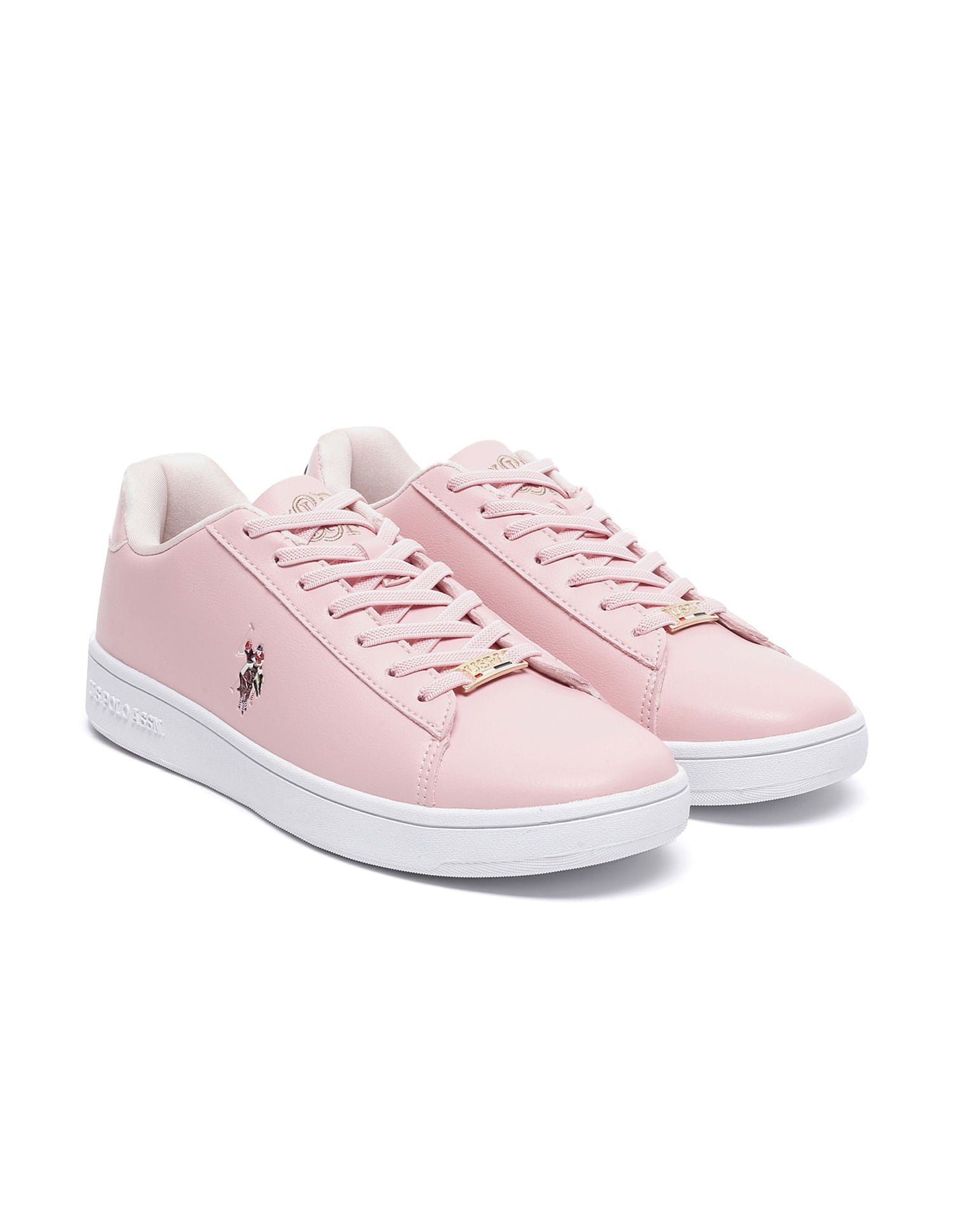 Women Metallic Logo Rylee 2.0 Sneakers Light Pink - U.S. POLO ASSN. | Large