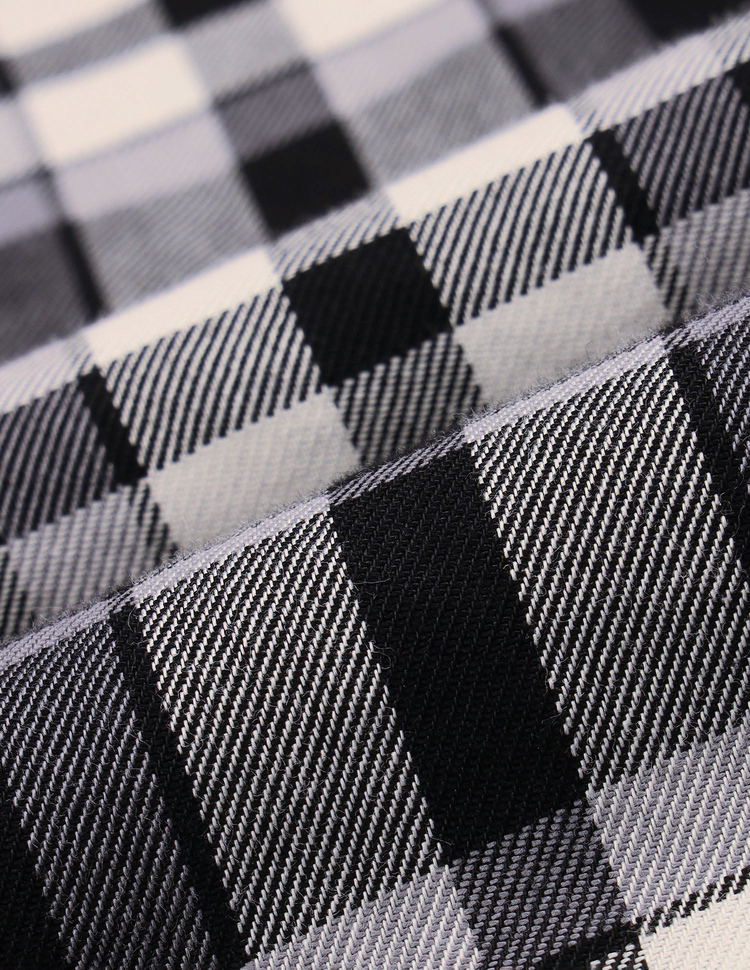 Tartan Checked Twill Shirt Black - U.S. Polo Assn. India | Large