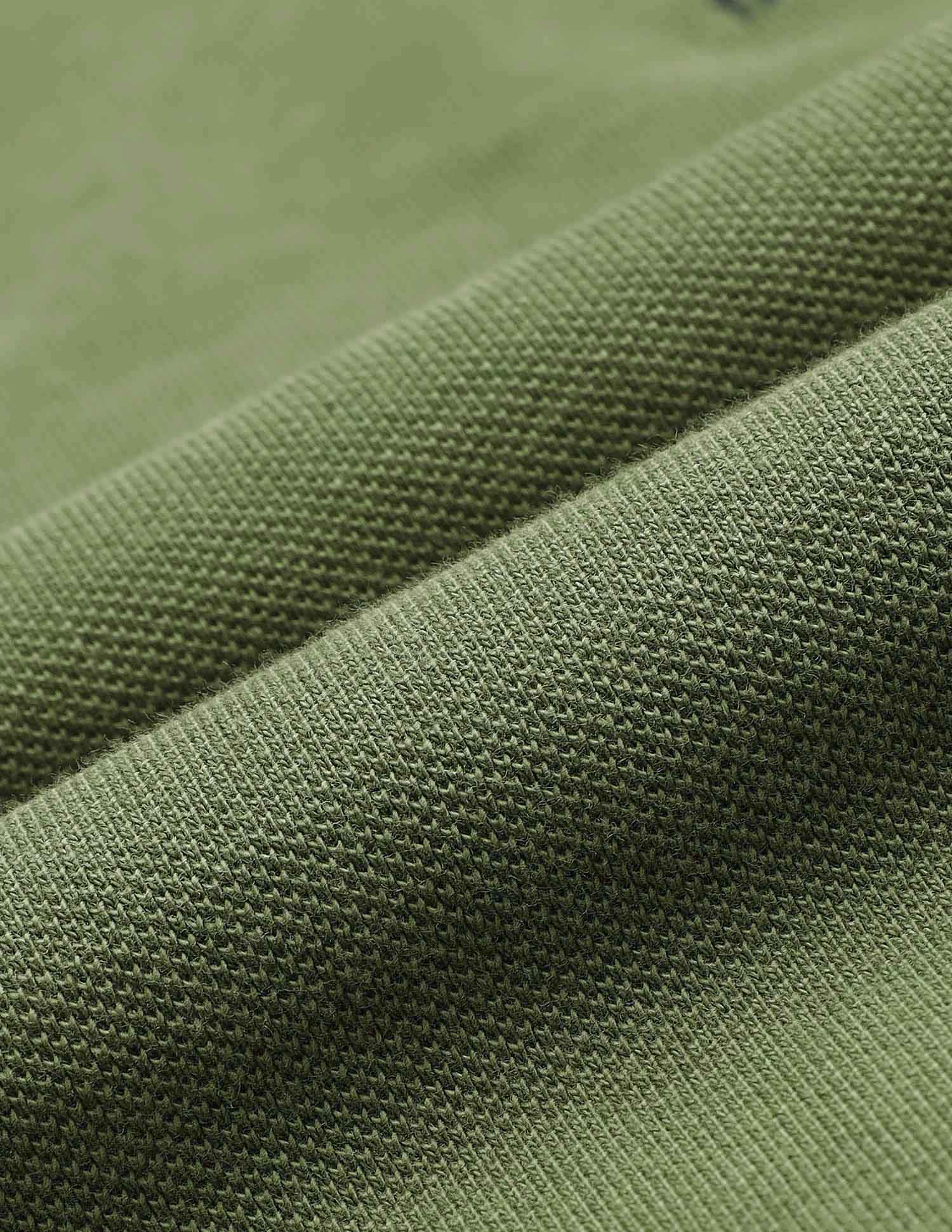 Solid Slim Fit Polo Shirt Olive - U.S. Polo Assn. India | Large