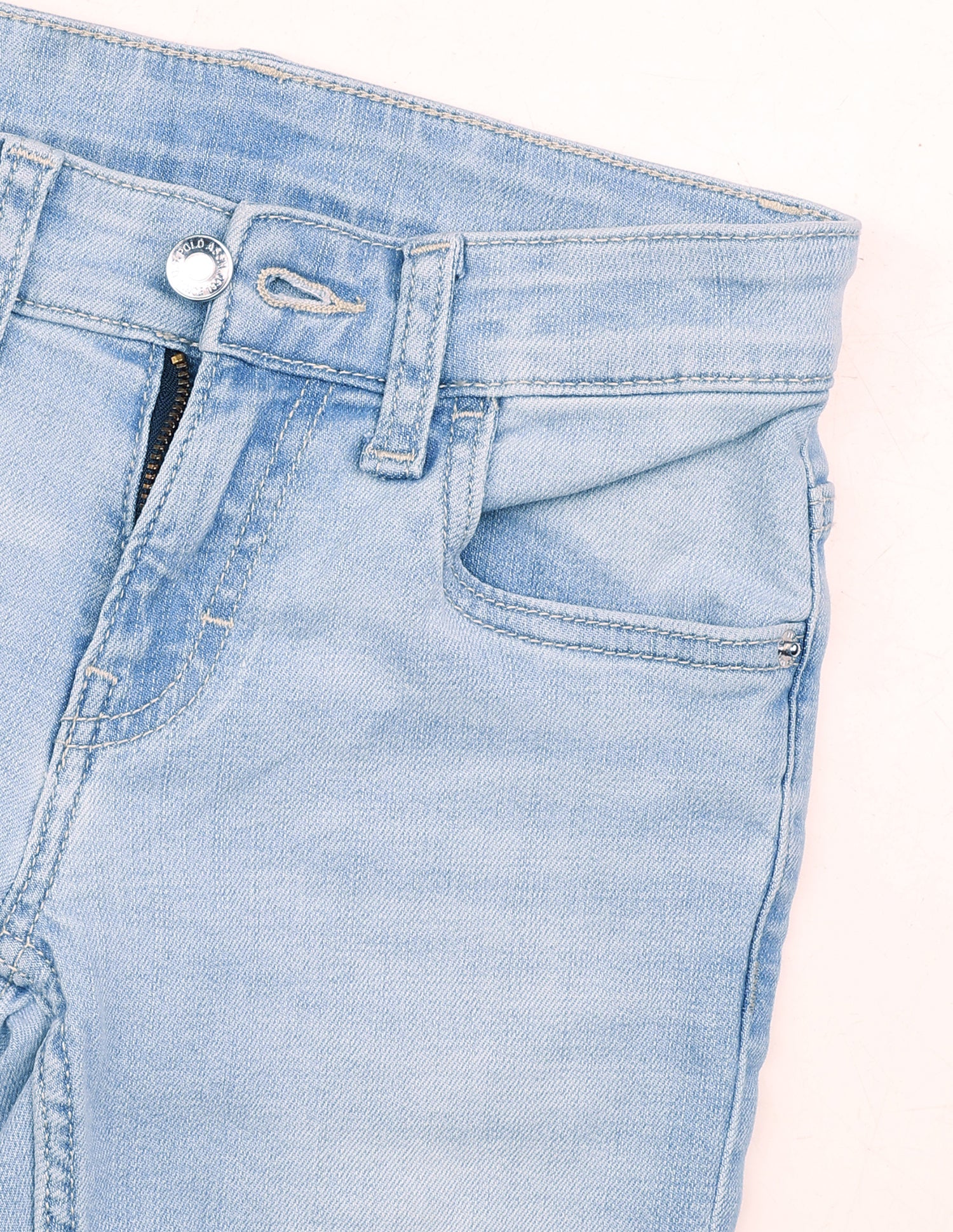 Relaxed Fit Blue Jeans Light Blue - U.S. Polo Assn. India | Large