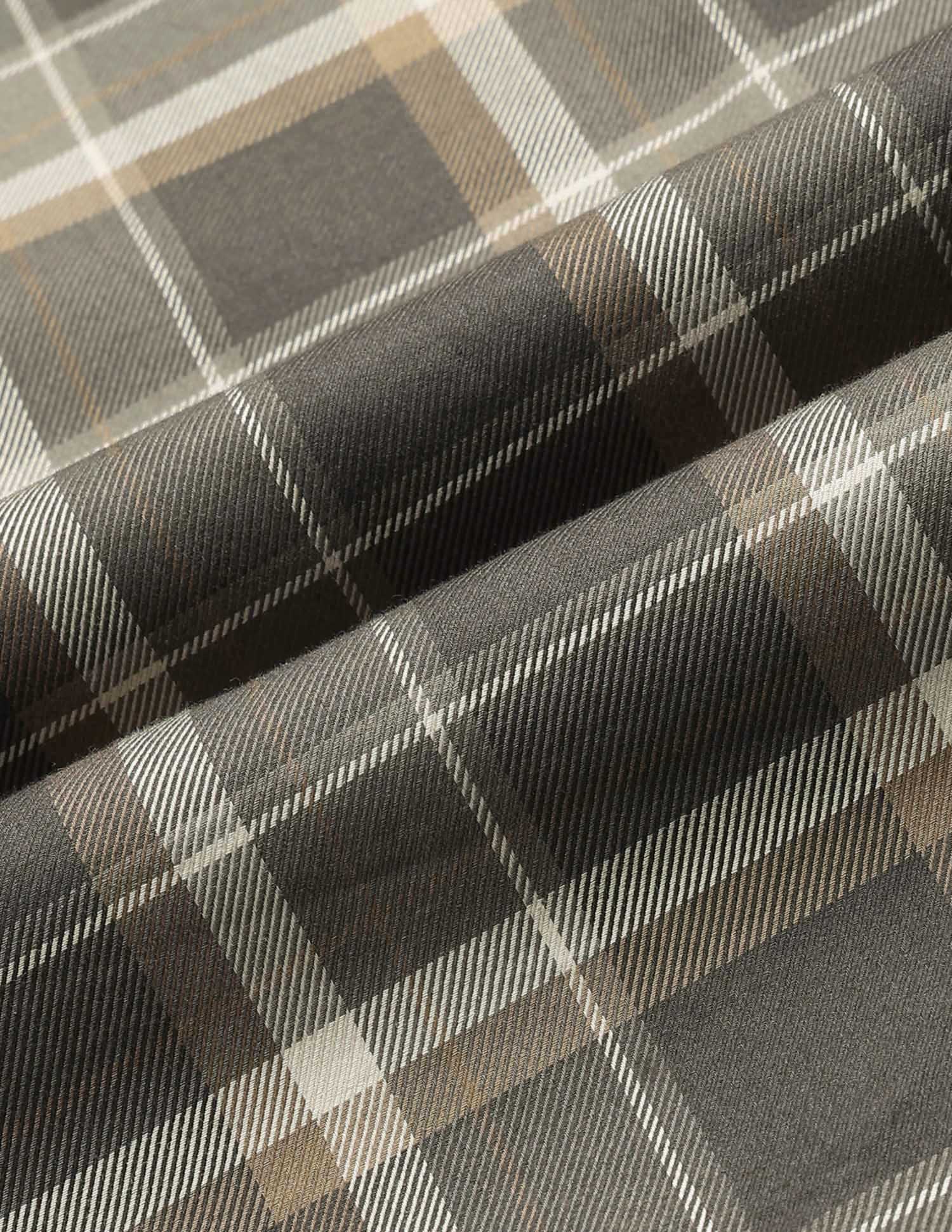 Tartan Checked Twill Shirt Olive - U.S. POLO ASSN. | Large