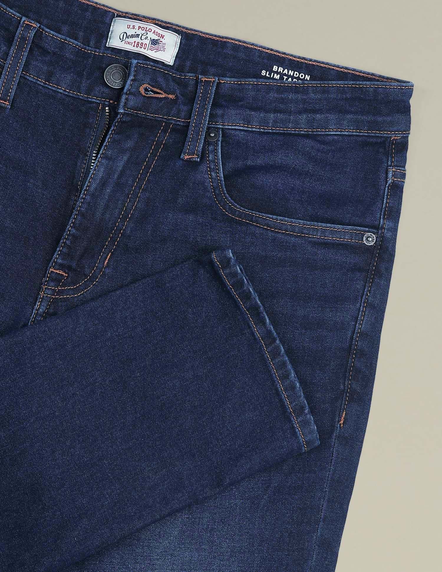 Brandon Slim Tapered Fit Jeans Blue - U.S. POLO ASSN. | Large