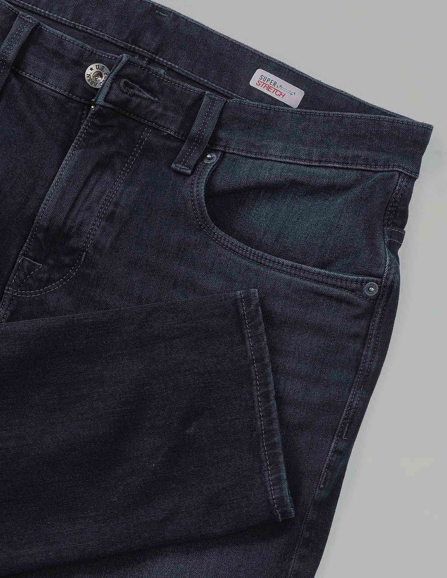 Bi Stretch Authentic Henry Tapered Fit Blue Jeans Blue - U.S. POLO ASSN. | Large