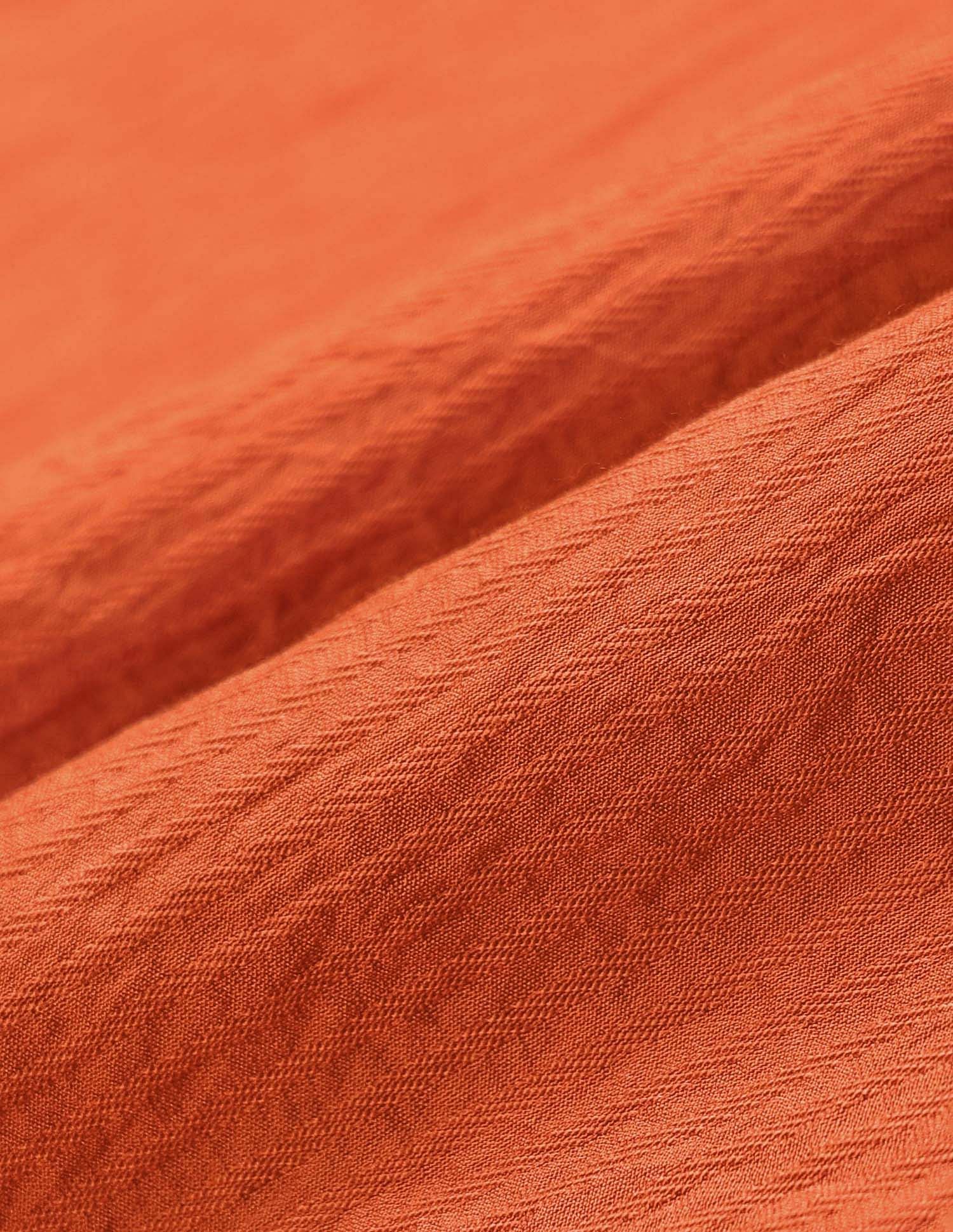 Relaxed Fit Textured Shirt Rust - U.S. POLO ASSN. | Large