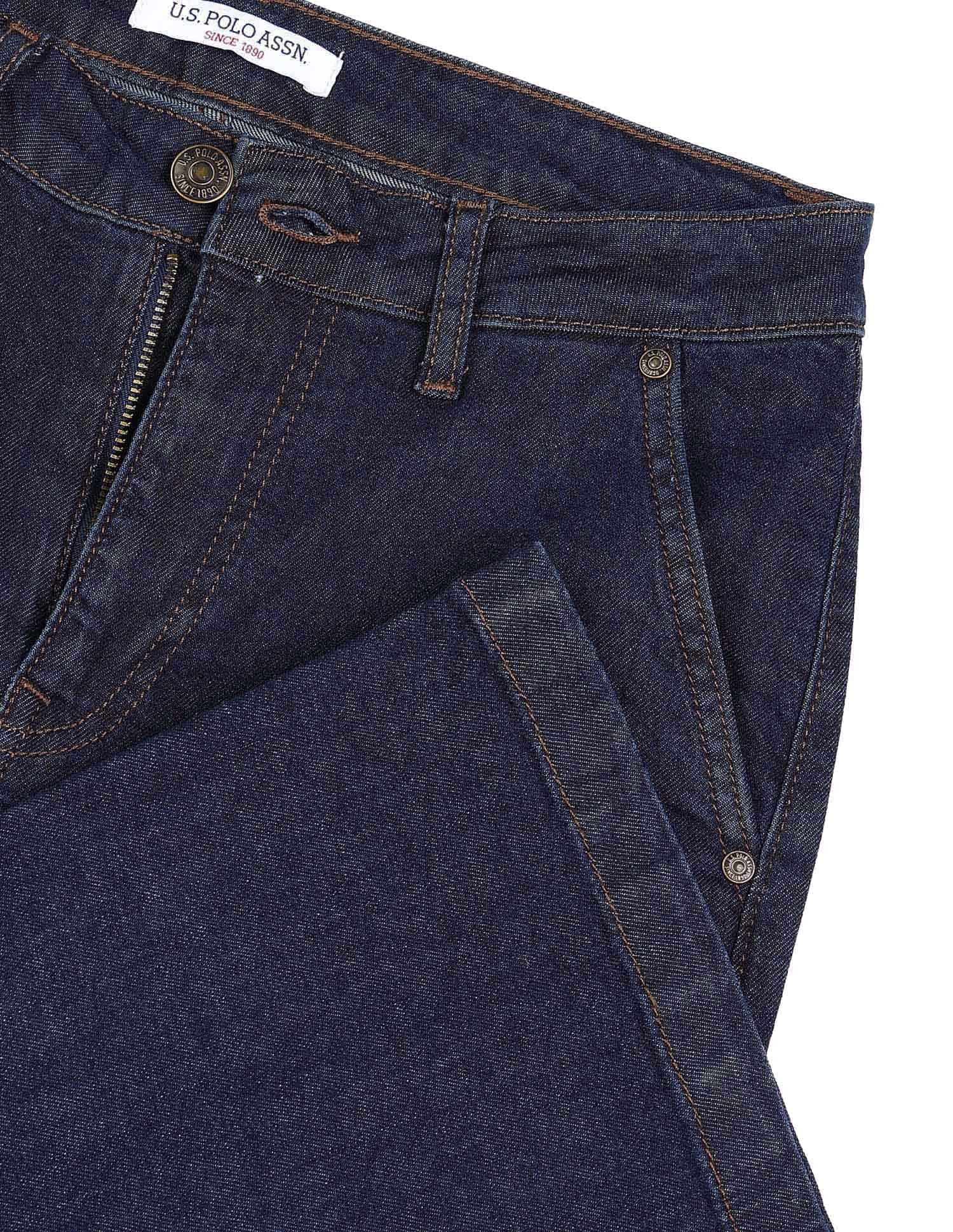 High Rise Flared Fit Jeans Dark Grey - U.S. POLO ASSN. | Large