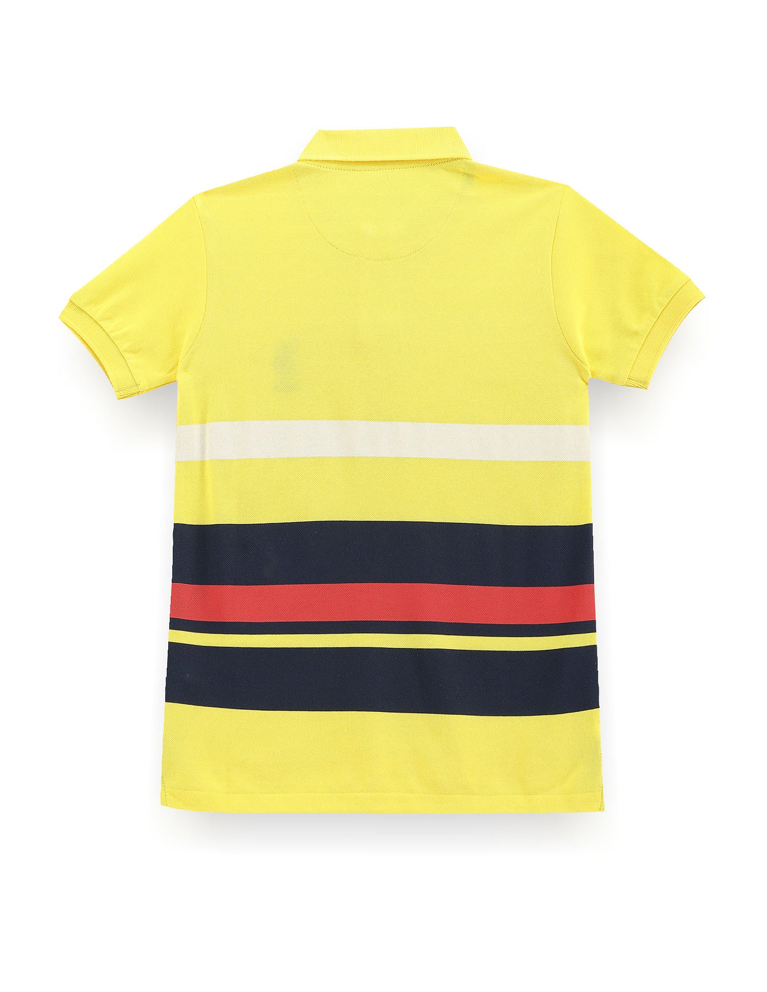 Boys Horizontal Stripe Polo Shirt Yellow - U.S. POLO ASSN. | Large