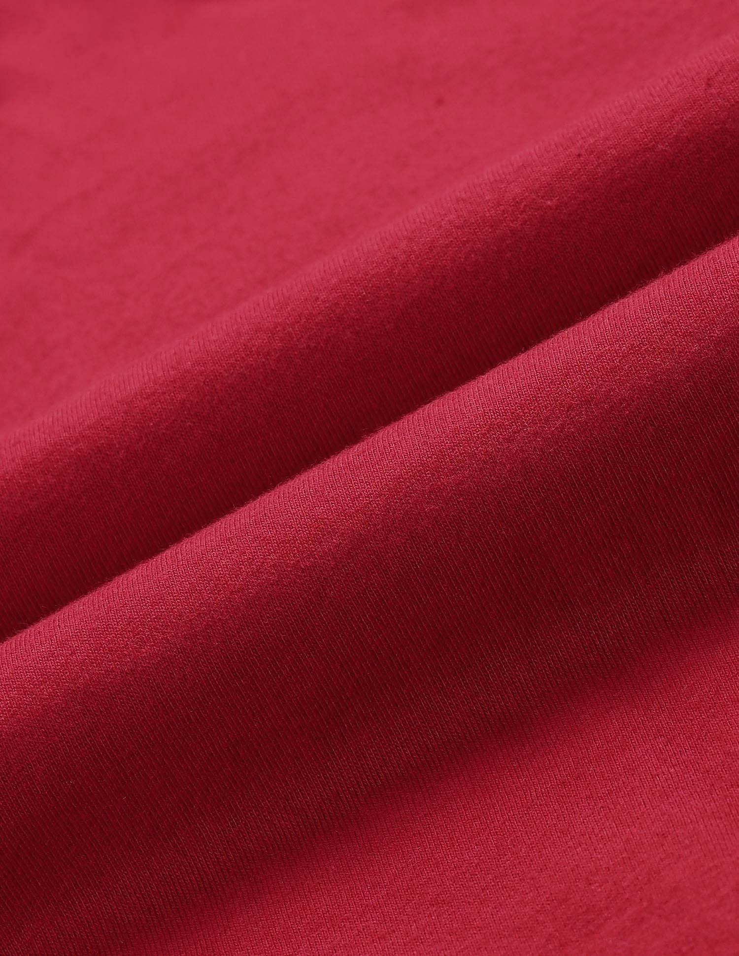 Boxy Fit Brand Printed T-Shirt Red - U.S. POLO ASSN. | Large