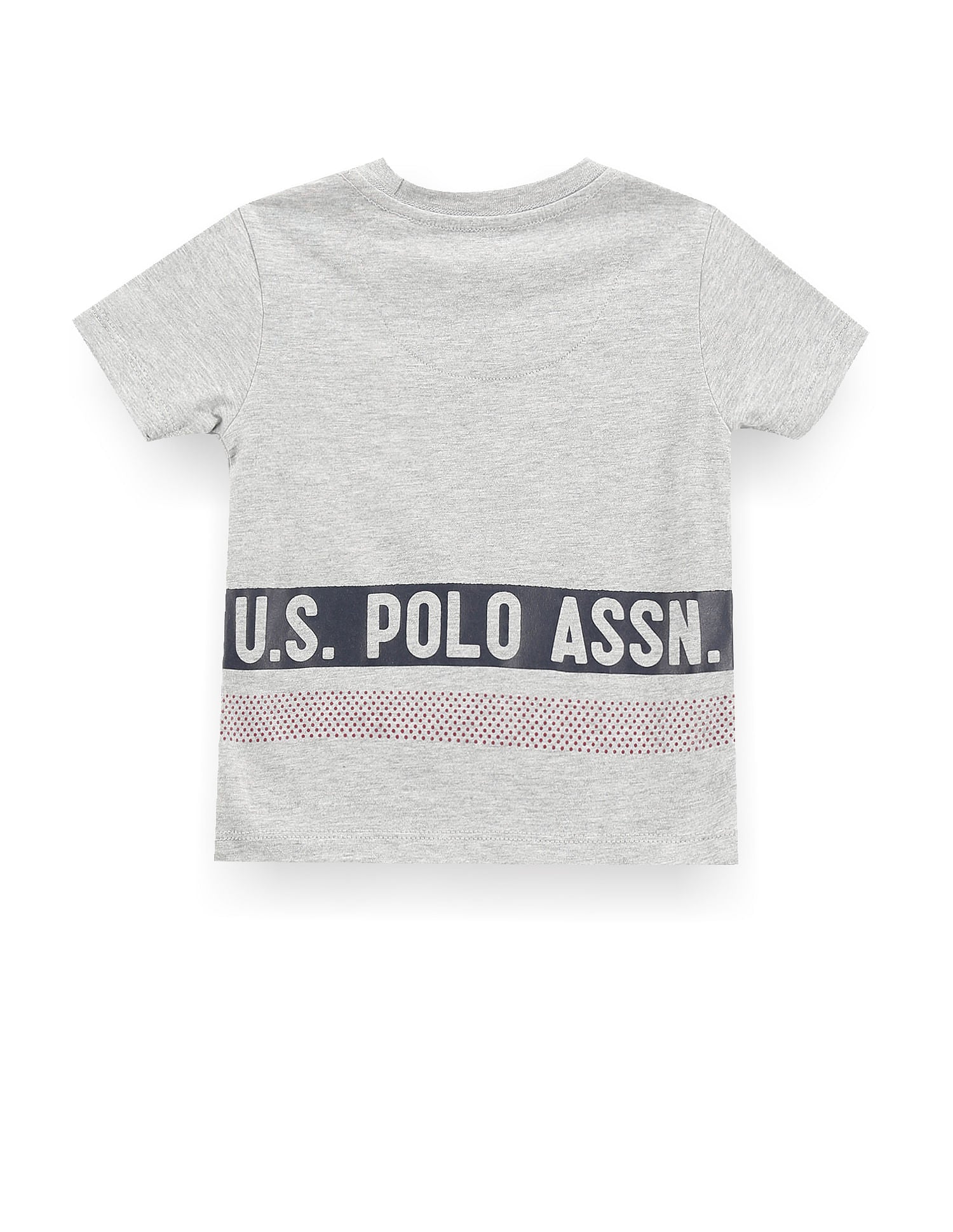 Boys Brand Print T-Shirt Grey - U.S. Polo Assn. India | Large