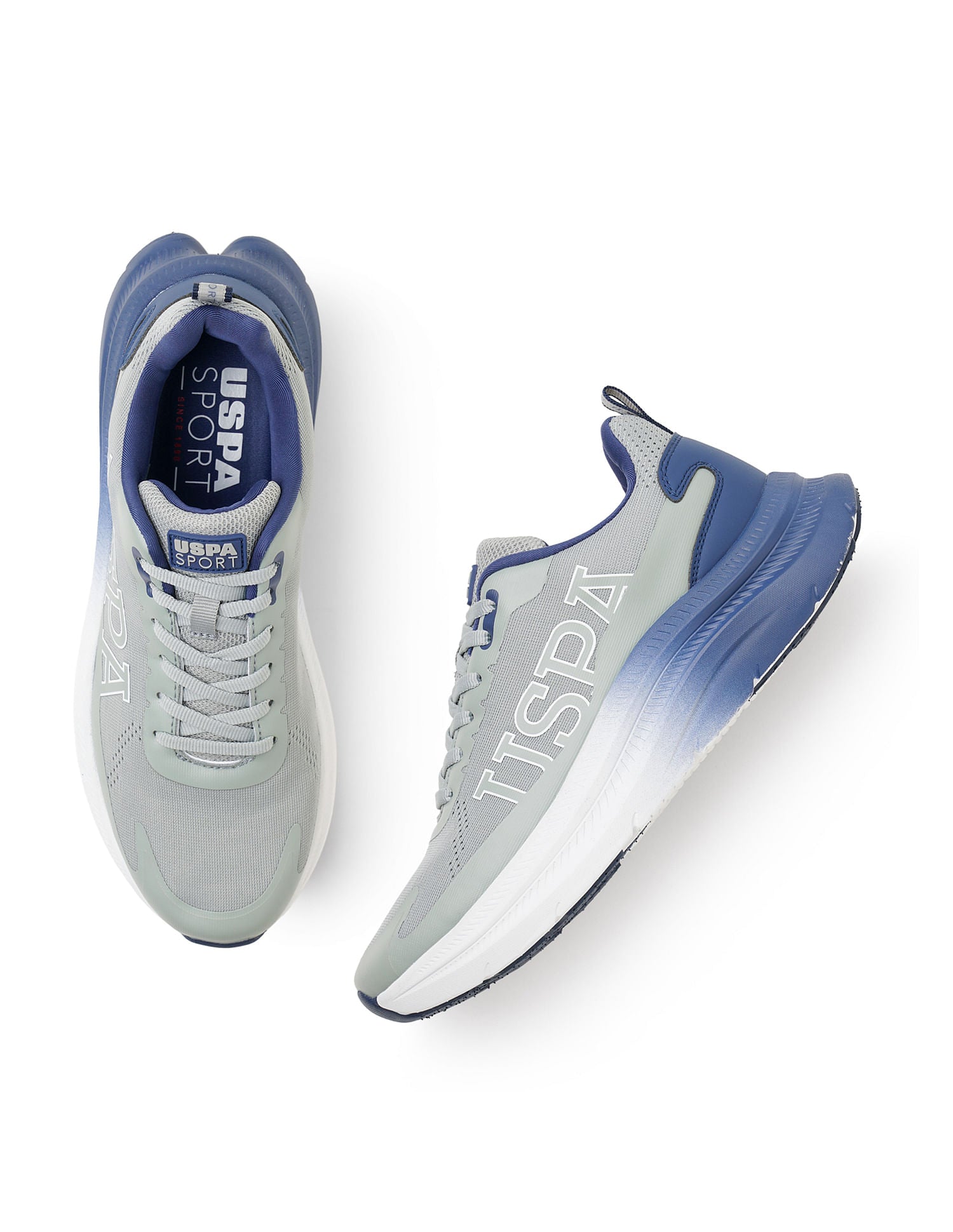 Men Cayman Grey Uspa Sport  Sneakers Grey - U.S. Polo Assn. India | Large