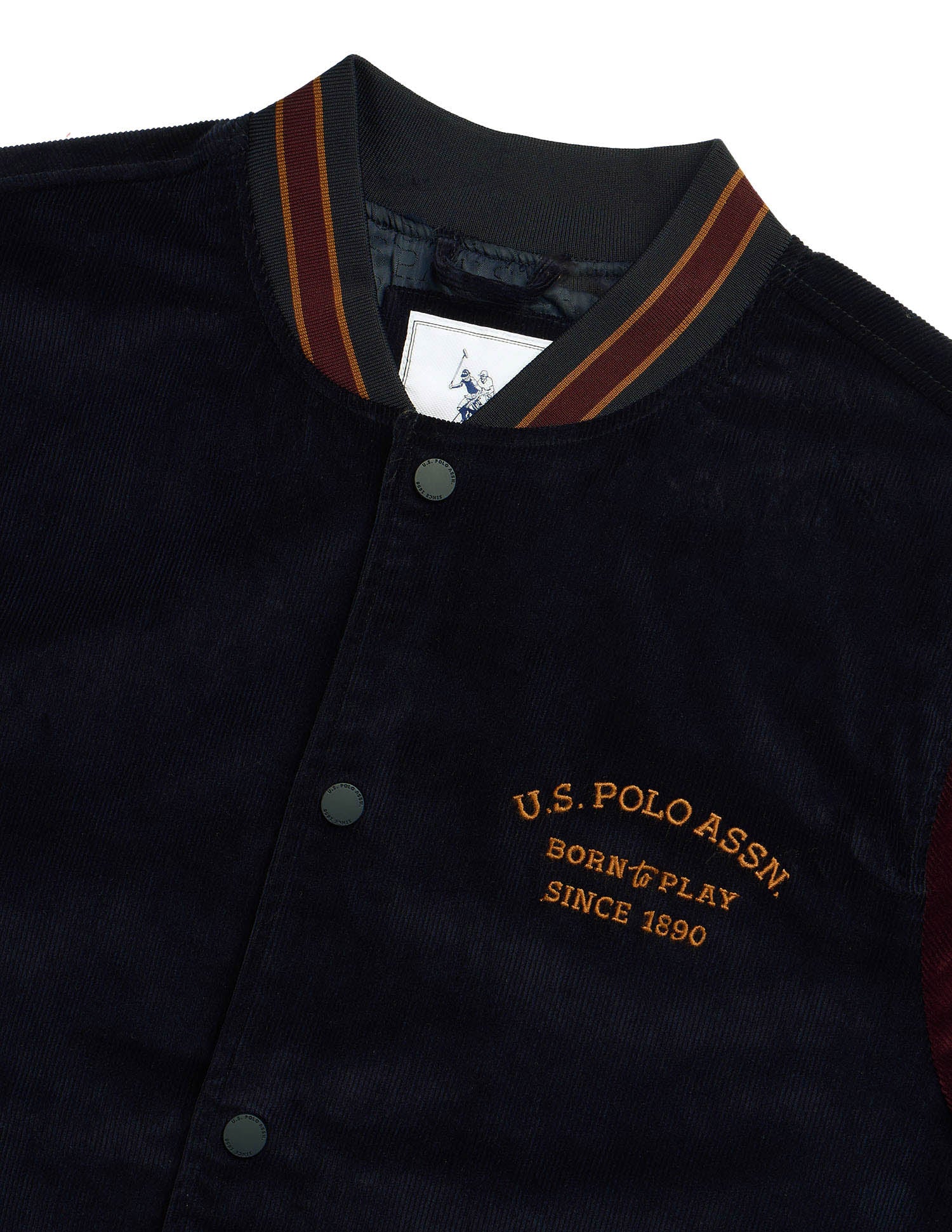 Regular Fit Varsity Theatre Varsity Jacket Navy - U.S. POLO ASSN. | Large