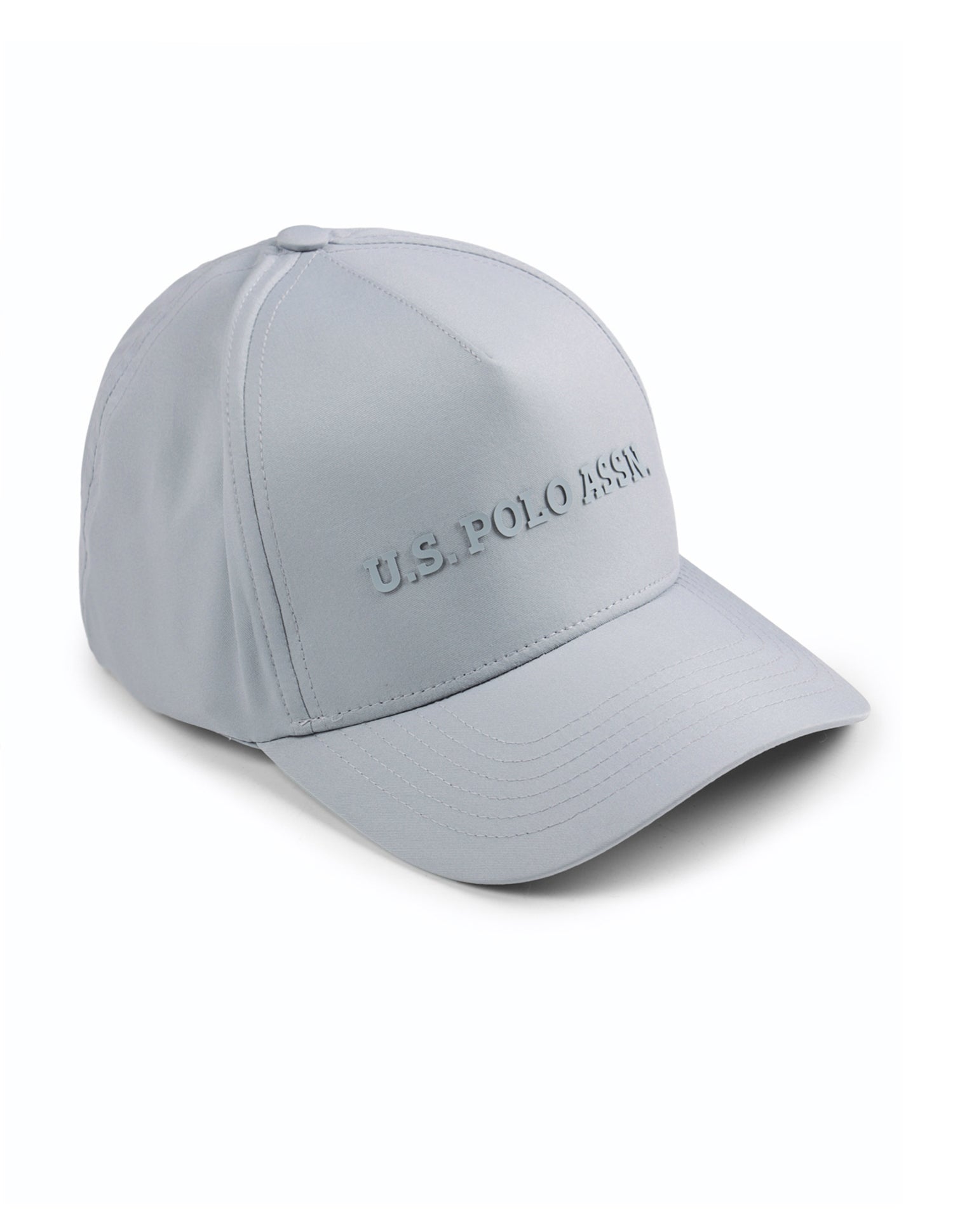 Brand Embossed Cap Light Grey - U.S. Polo Assn. India | Large