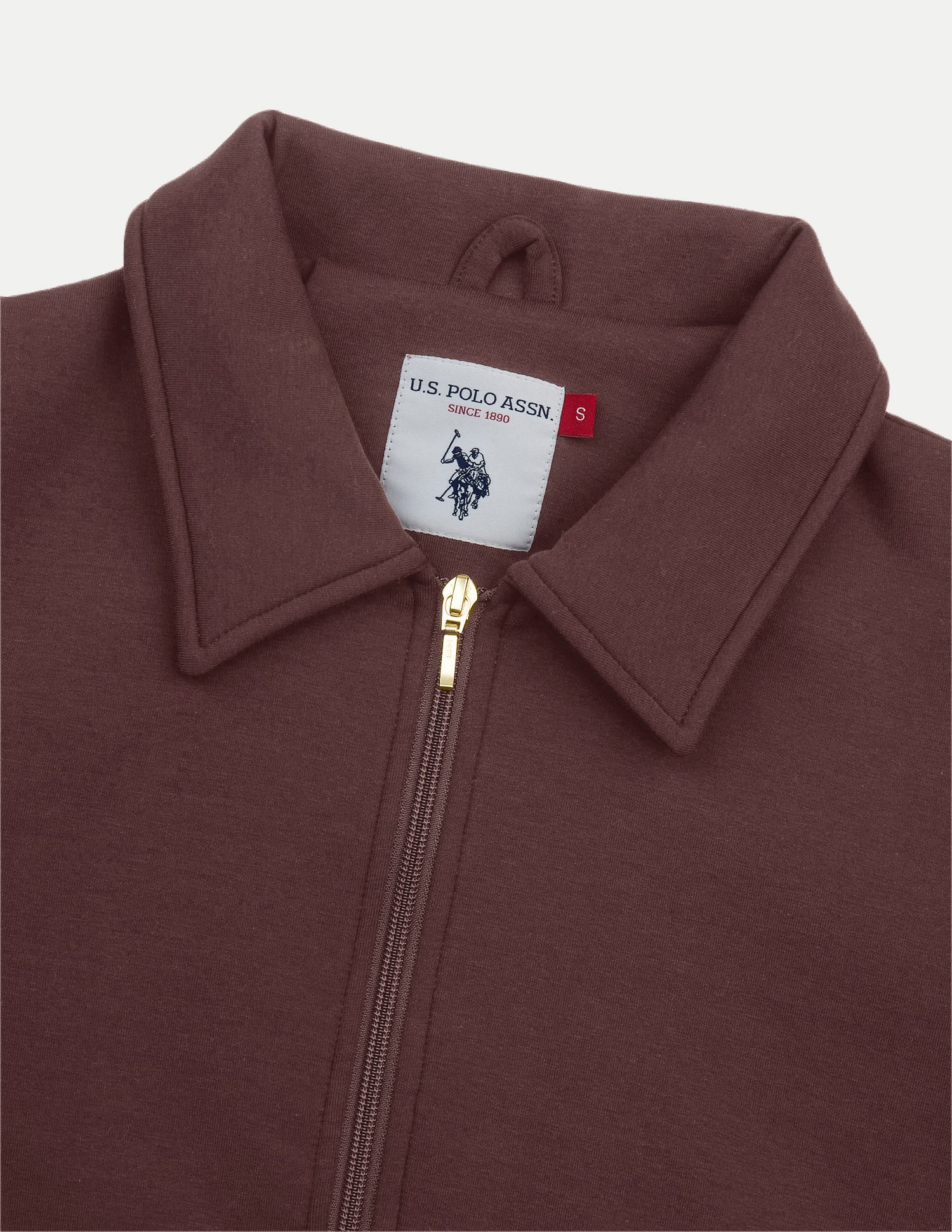 High Neck Scuba Bomber Jacket Brown - U.S. Polo Assn. India | Large