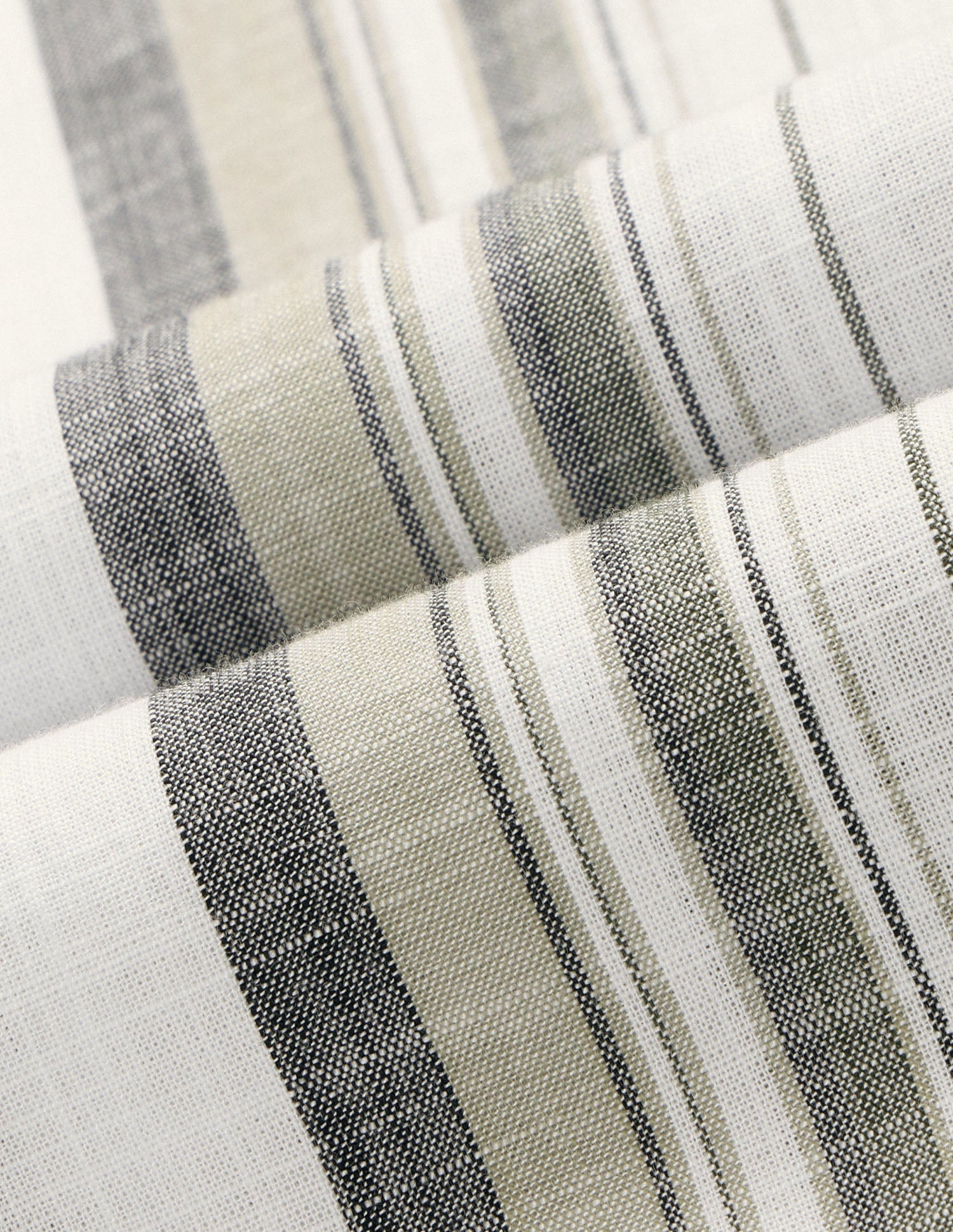 Vertical Striped Pure Cotton Shirt Green - U.S. POLO ASSN. | Large