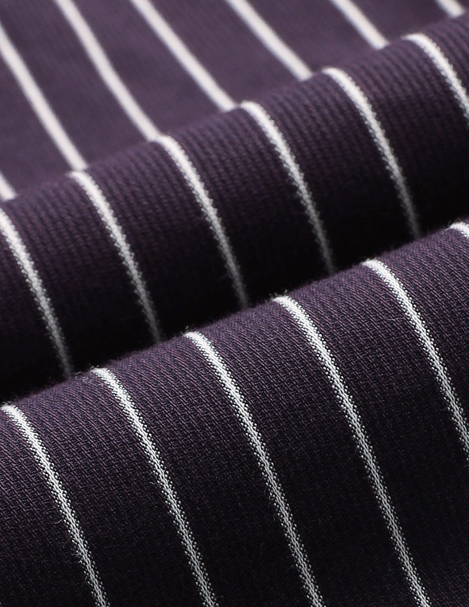 Vertical Striped Tailored Fit Shirt Purple - U.S. Polo Assn. India | Large