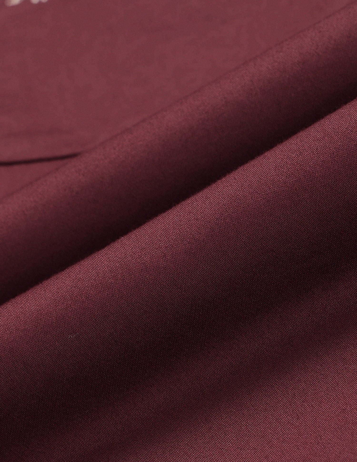 Tailored Fit Twill Solid Shirt Maroon - U.S. Polo Assn. India | Large