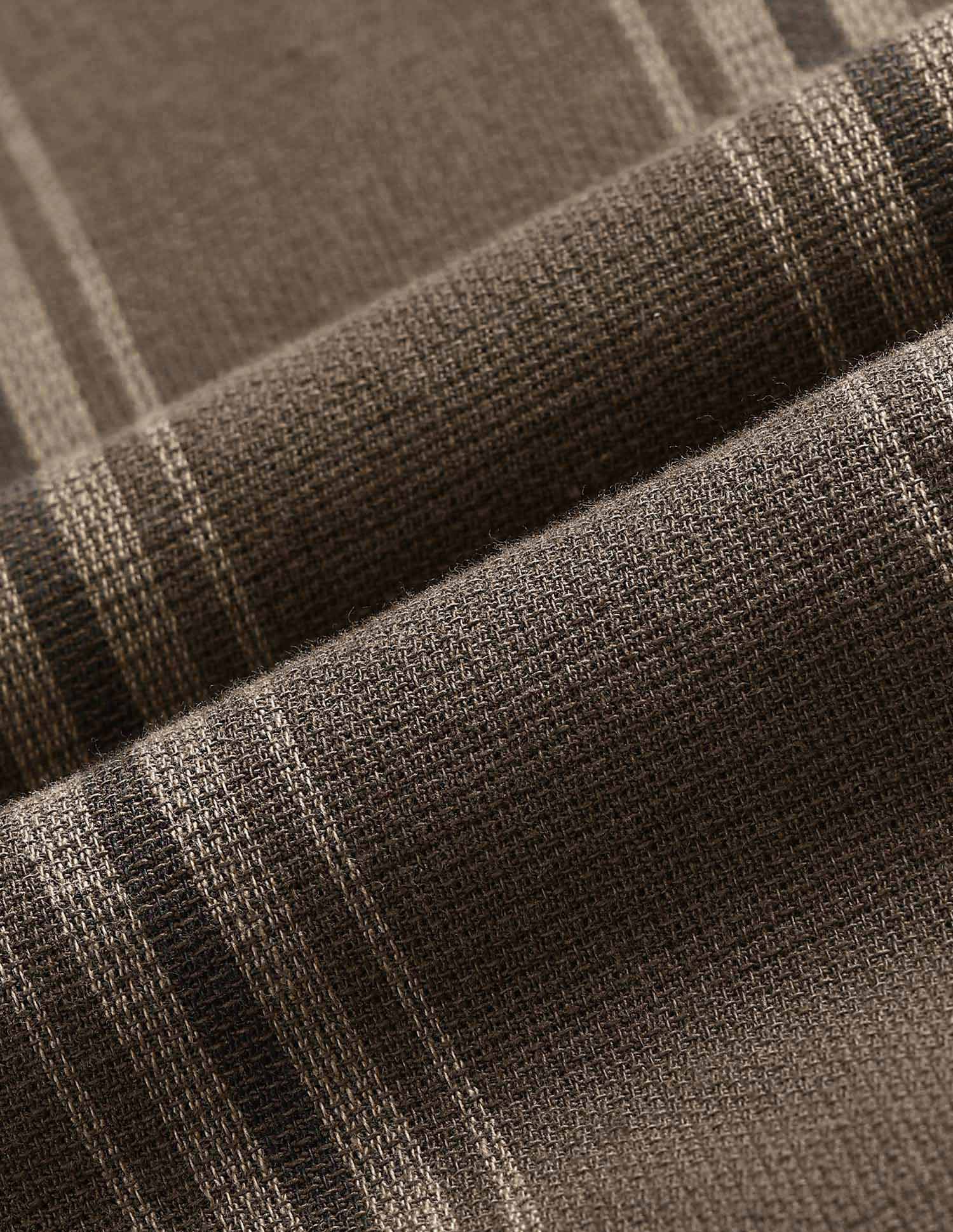 Dobby Vertical Striped Shirt Brown - U.S. Polo Assn. India | Large