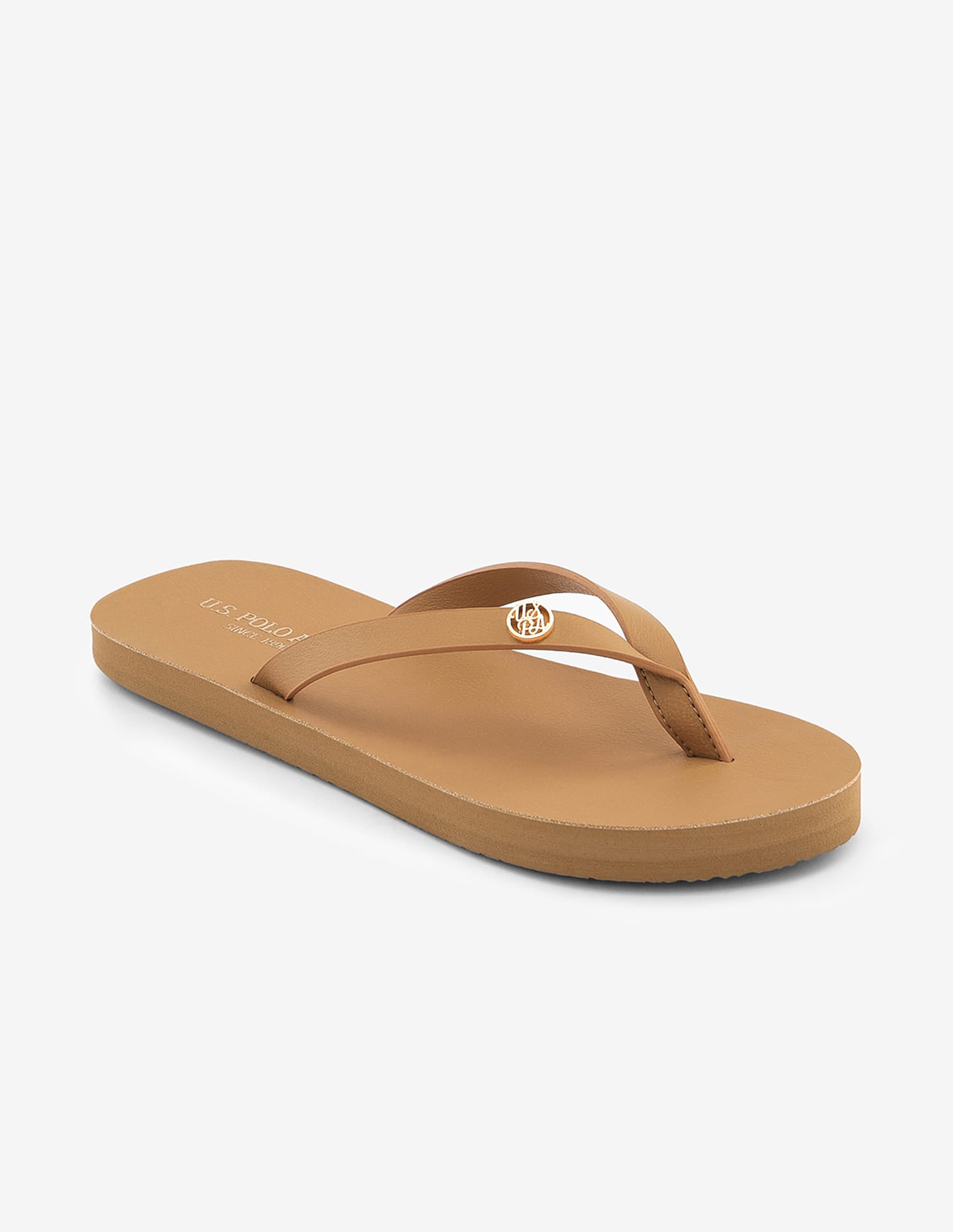 Narrow V-Strap Rei Flip Flops Nude - U.S. Polo Assn. India | Large