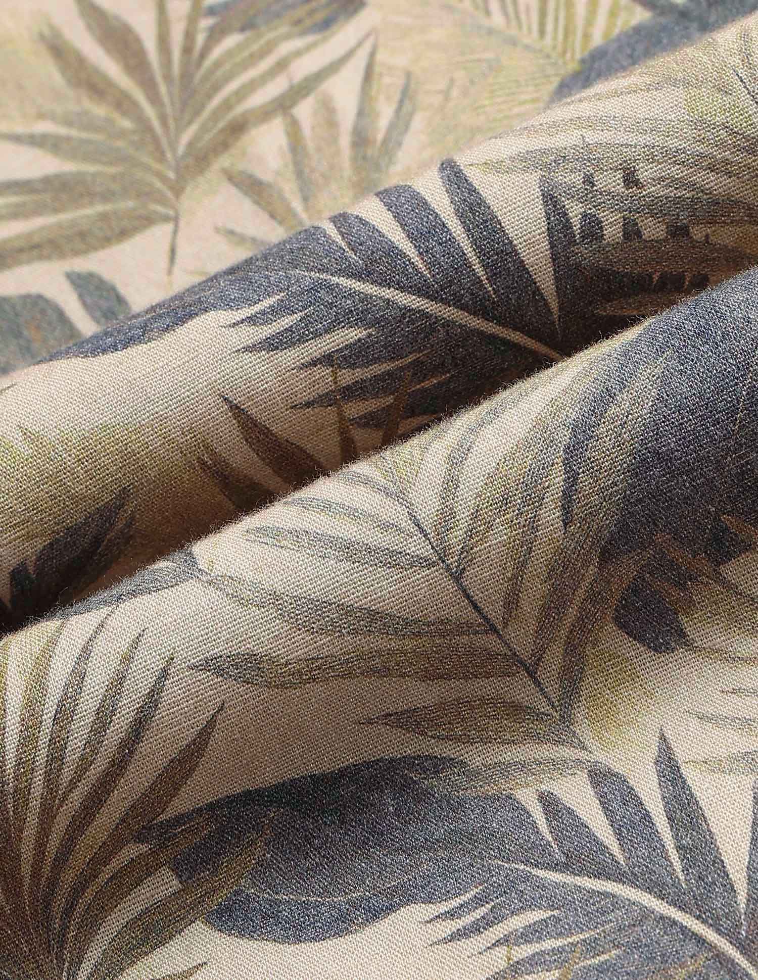 Tropical Printed Legend Of Horseshoe Shirt Olive - U.S. POLO ASSN. | Large