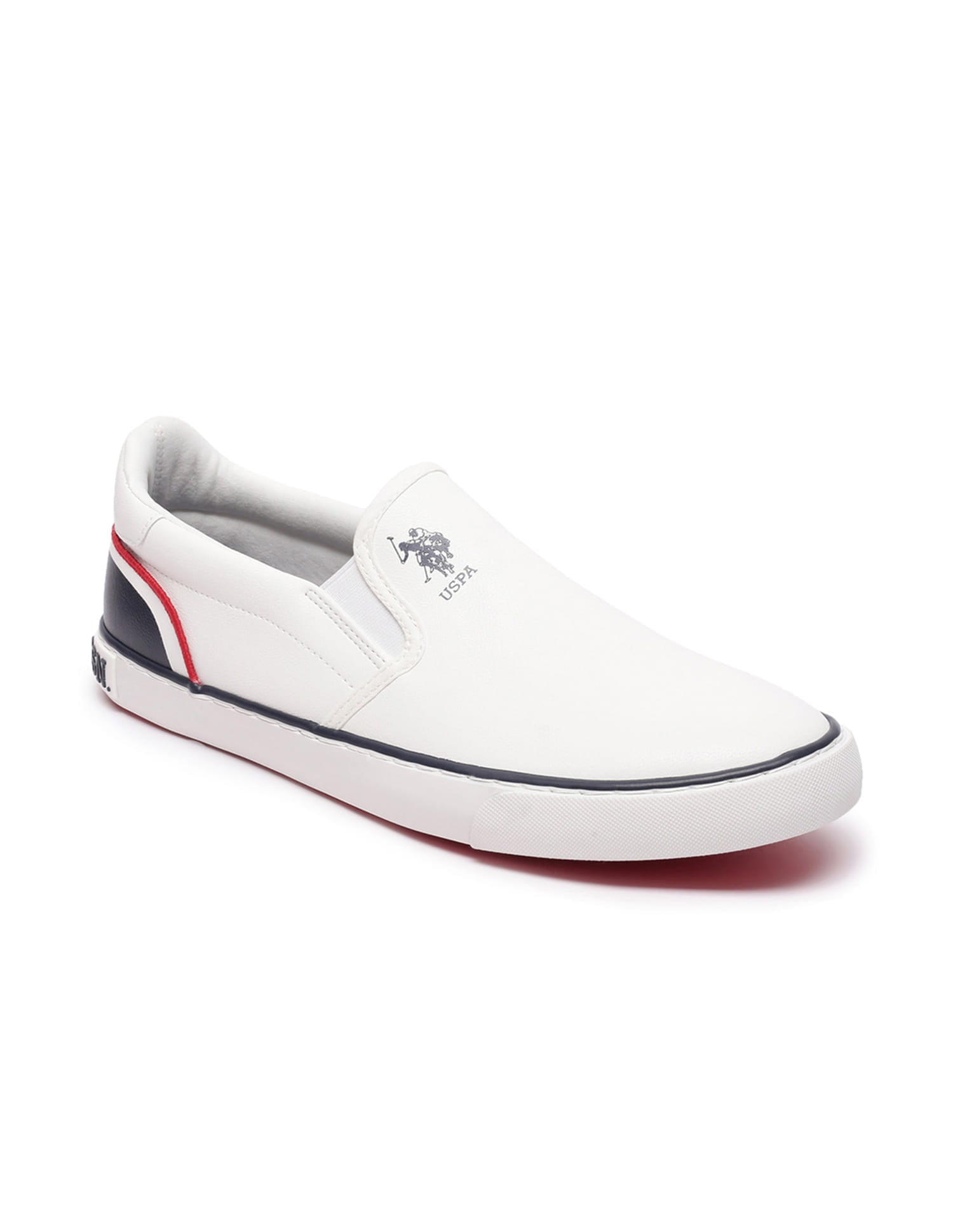 Men Timeo 4.0 Slip-on Shoes Off White - U.S. Polo Assn. India | Large