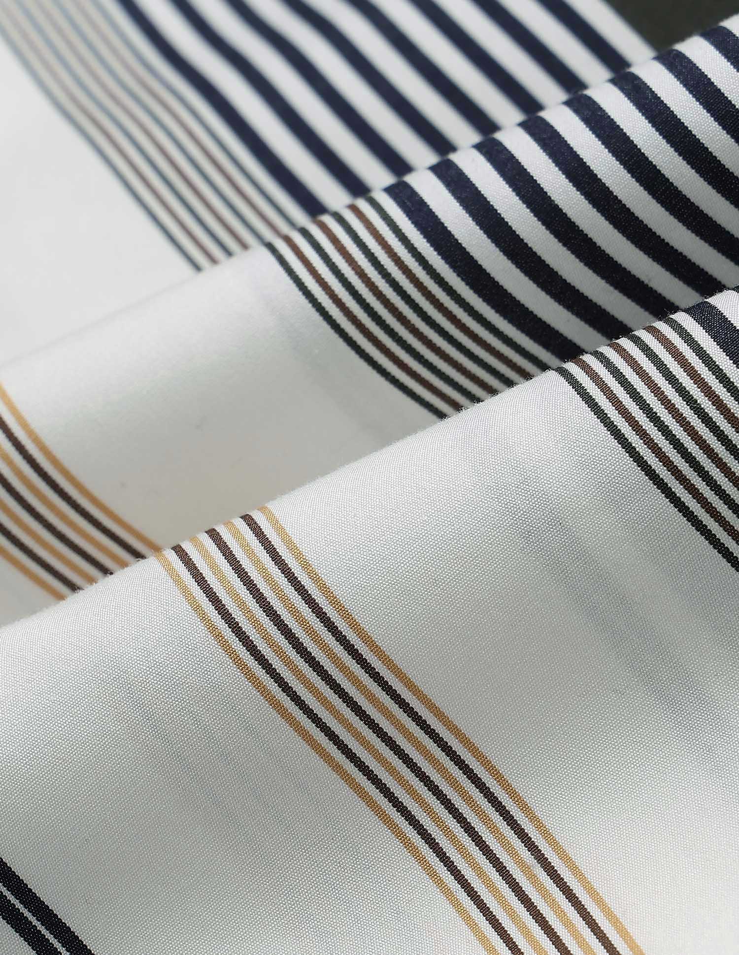 Vertical Striped Tailored Fit Shirt Olive - U.S. POLO ASSN. | Large