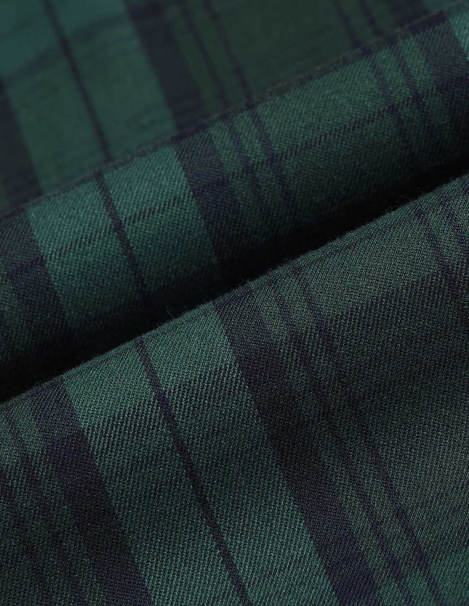Plaid Checked Tailored Fit Shirt Green - U.S. Polo Assn. India | Large