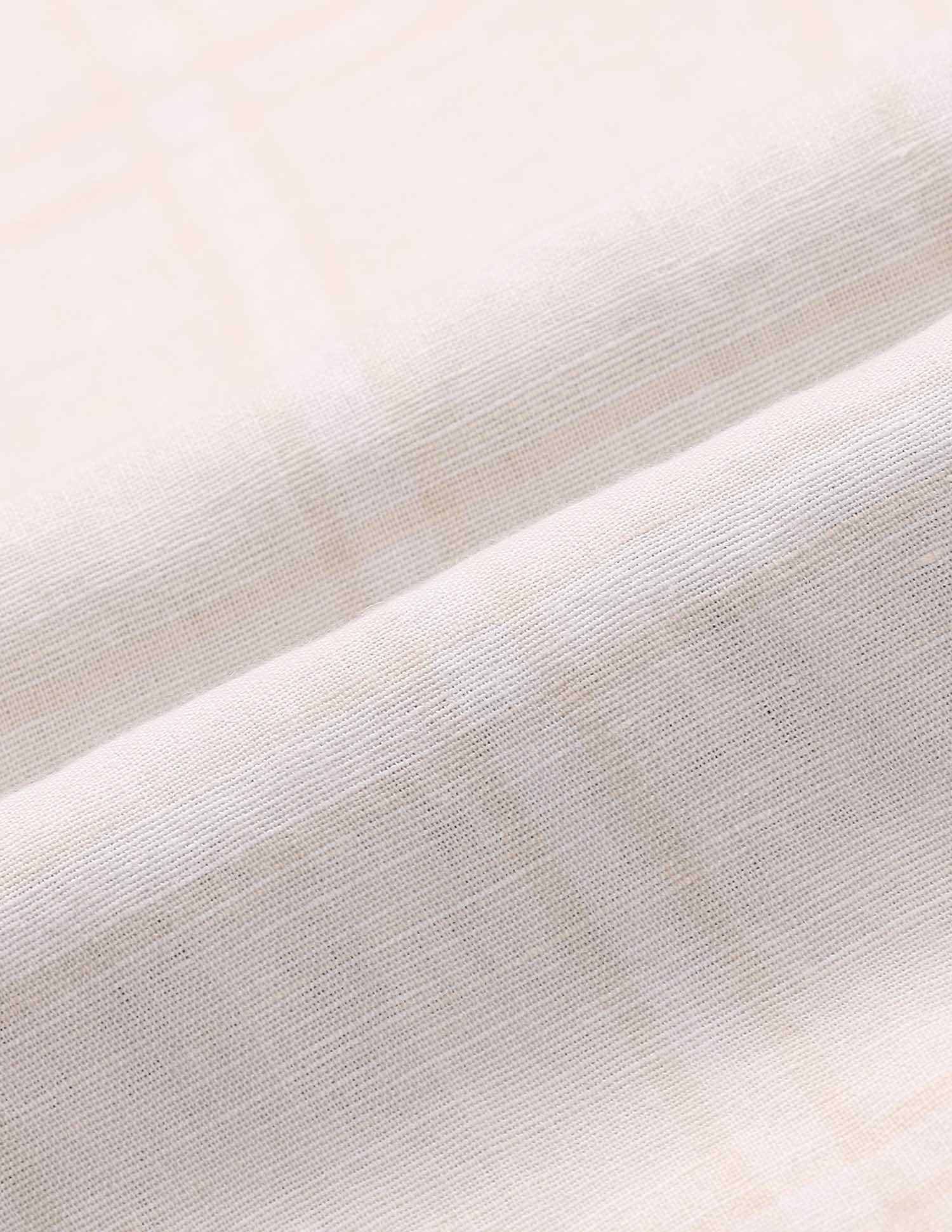Grid Tattersall Checked Tailored Fit Shirt Cream - U.S. Polo Assn. India | Large
