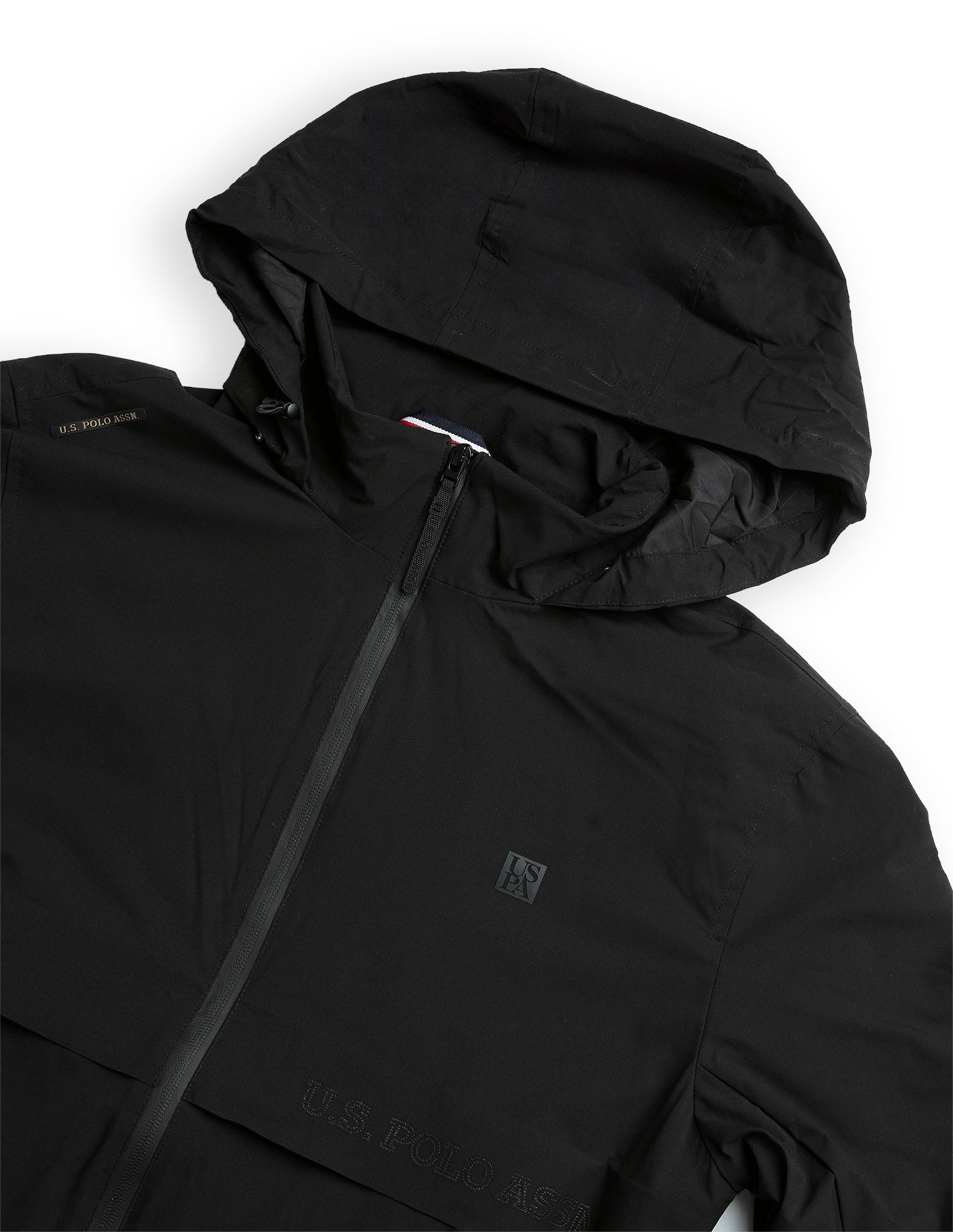 Solid Equestrian Aisle Theater Jacket Black - U.S. POLO ASSN. | Large