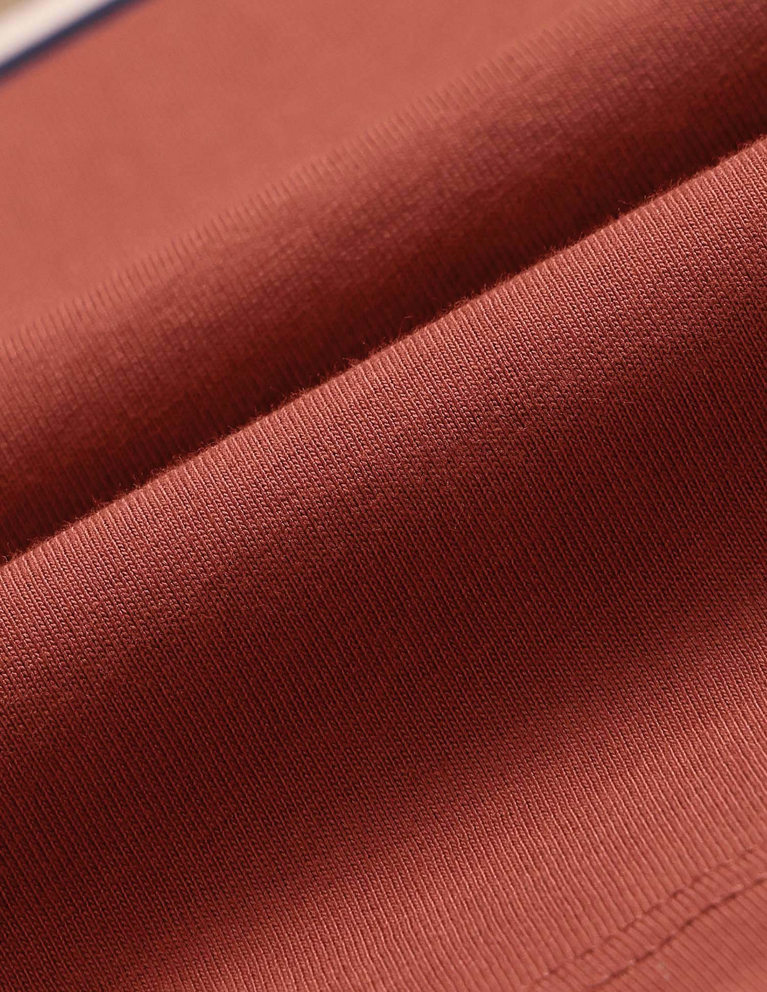 Typographic Printed Pure Cotton T-Shirt Rust - U.S. POLO ASSN. | Large