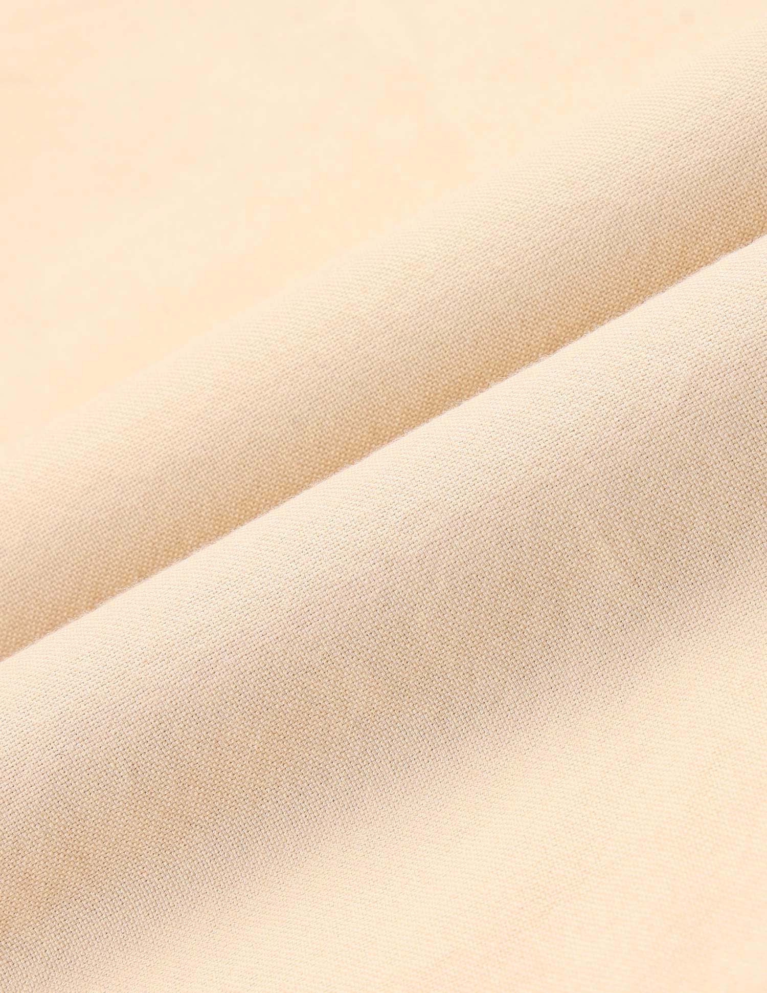 Pure Cotton Tailored Fit Shirt Beige - U.S. Polo Assn. India | Large