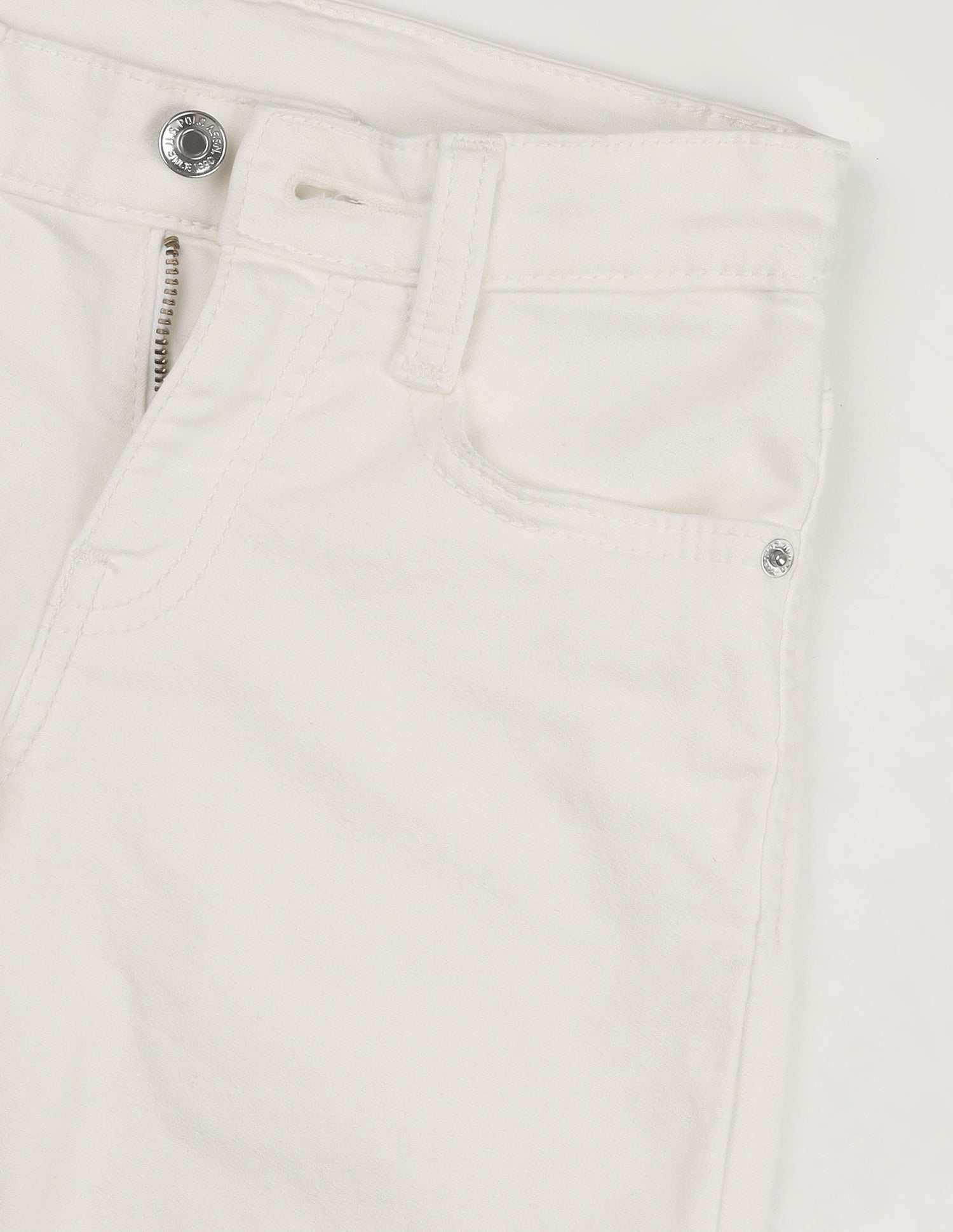 Relaxed Fit White Jeans White - U.S. Polo Assn. India | Large