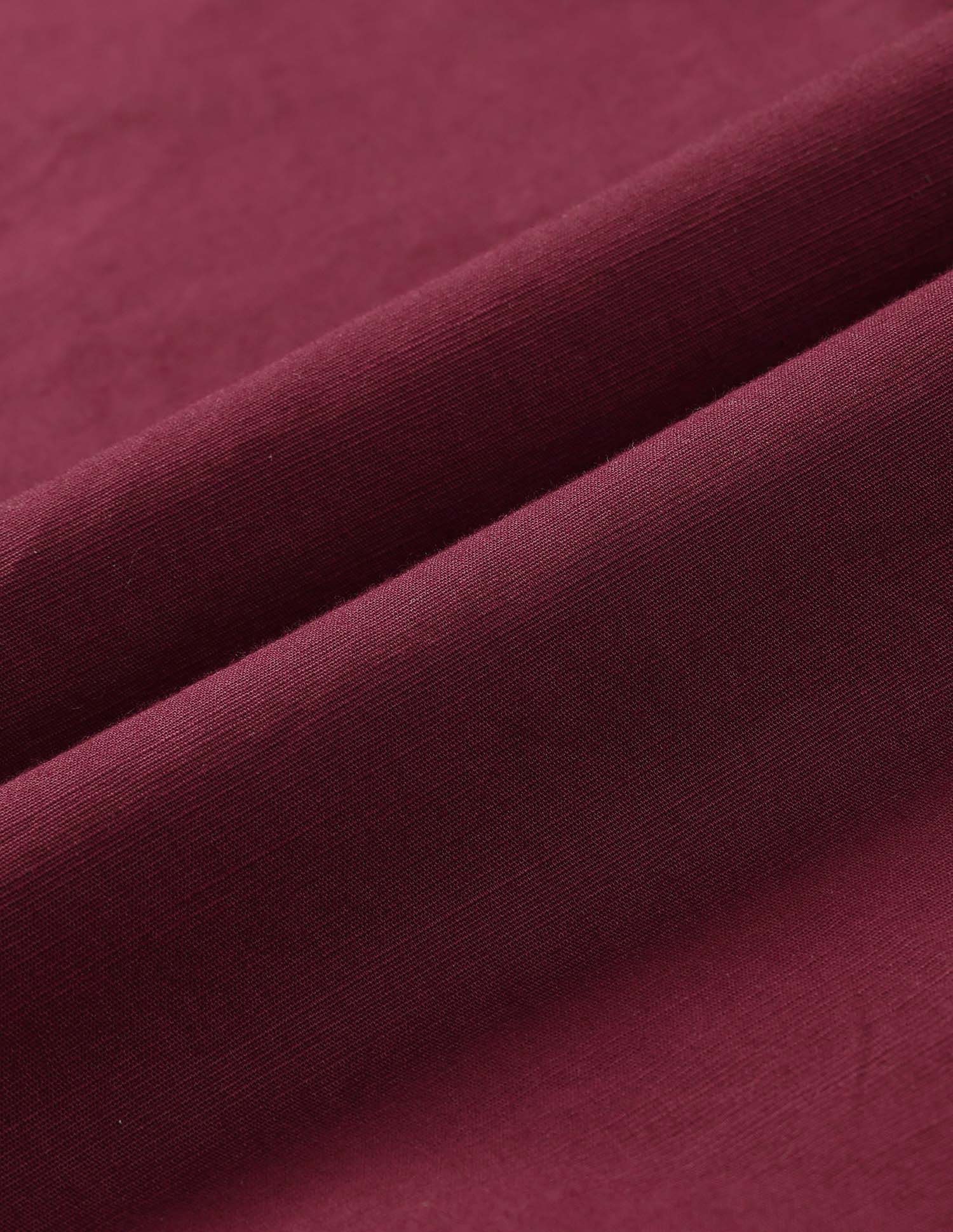 Twill Tailored Fit Solid Shirt Maroon - U.S. Polo Assn. India | Large