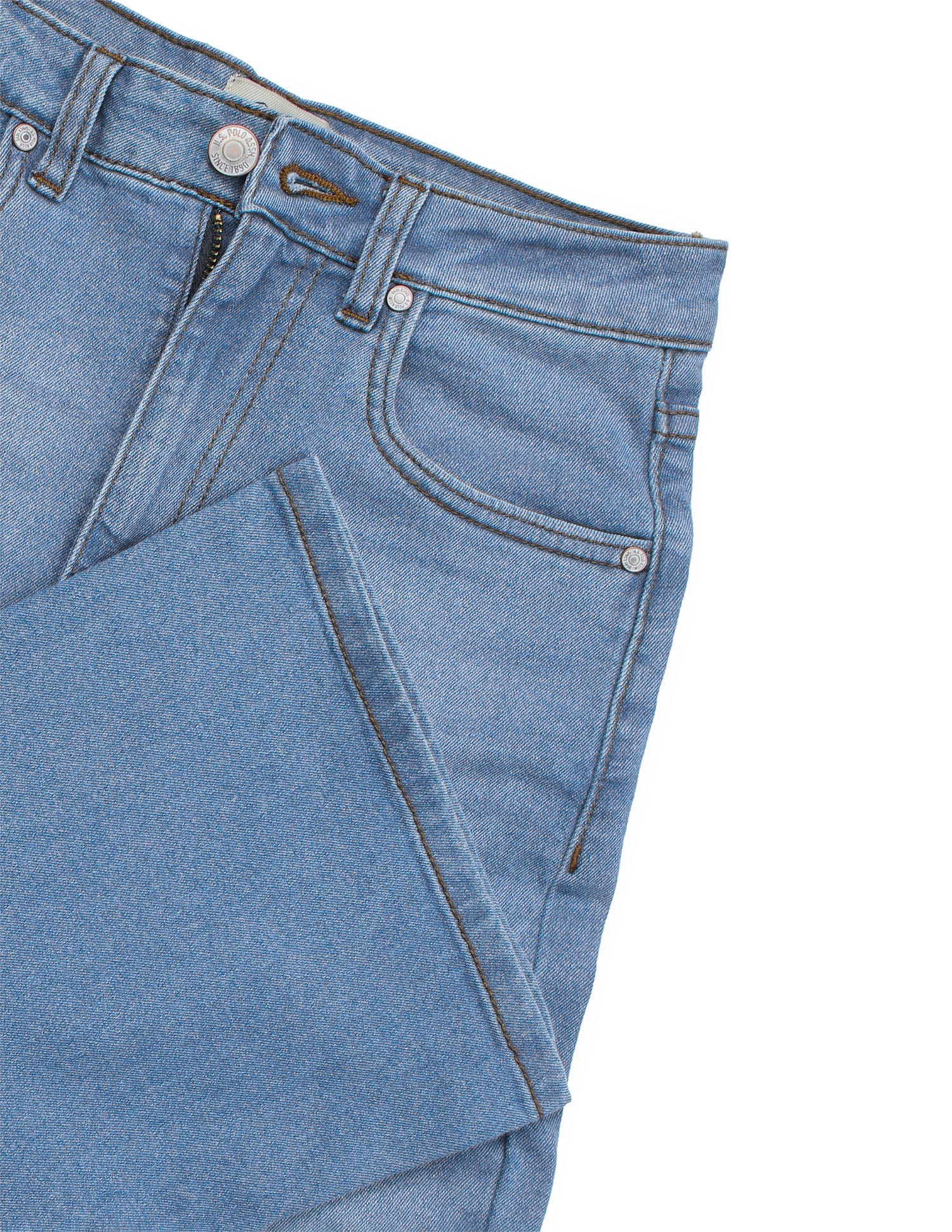High Rise Bootcut Fit Jeans Blue - U.S. Polo Assn. India | Large