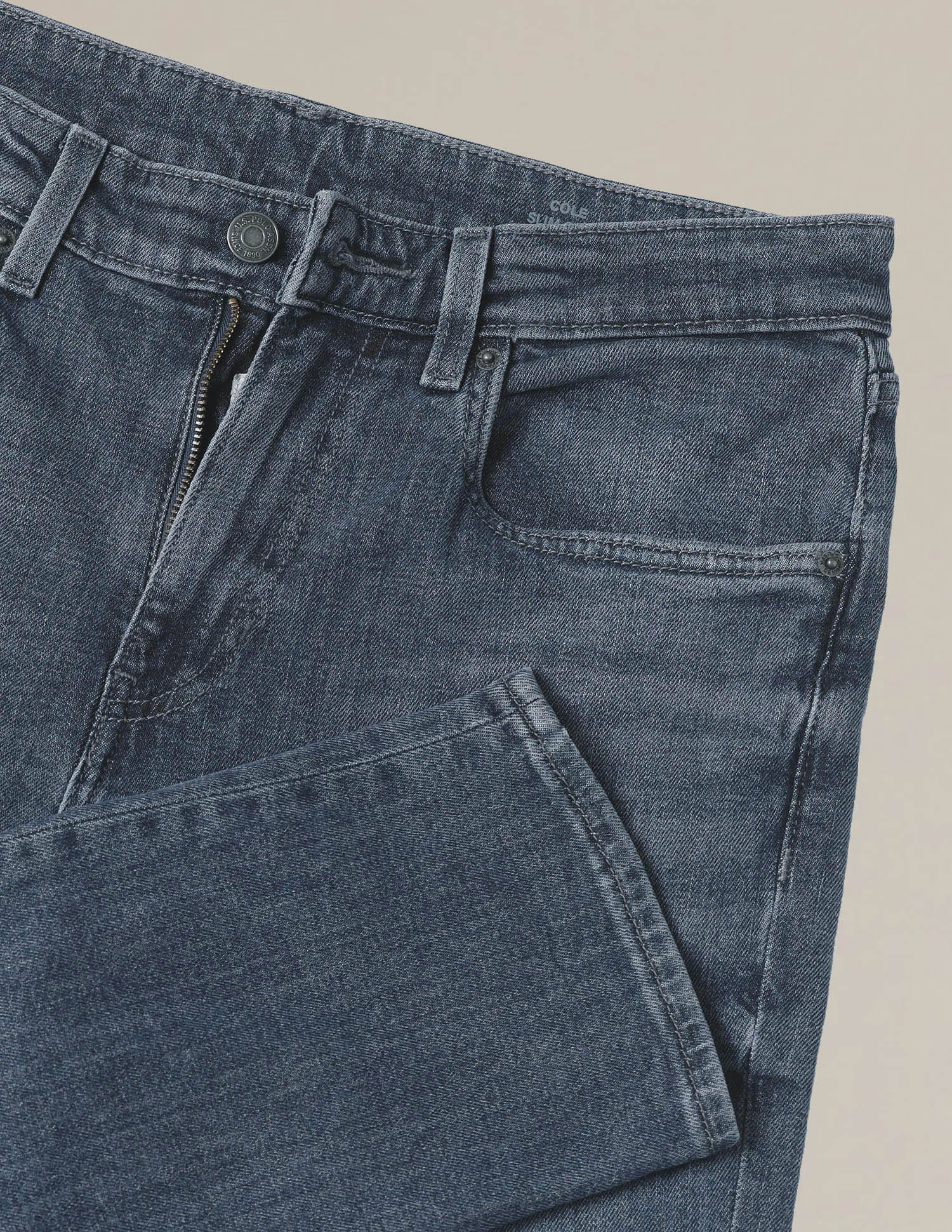 Cole Comfort Cropped Fit Blue Jeans Blue - U.S. Polo Assn. India | Large