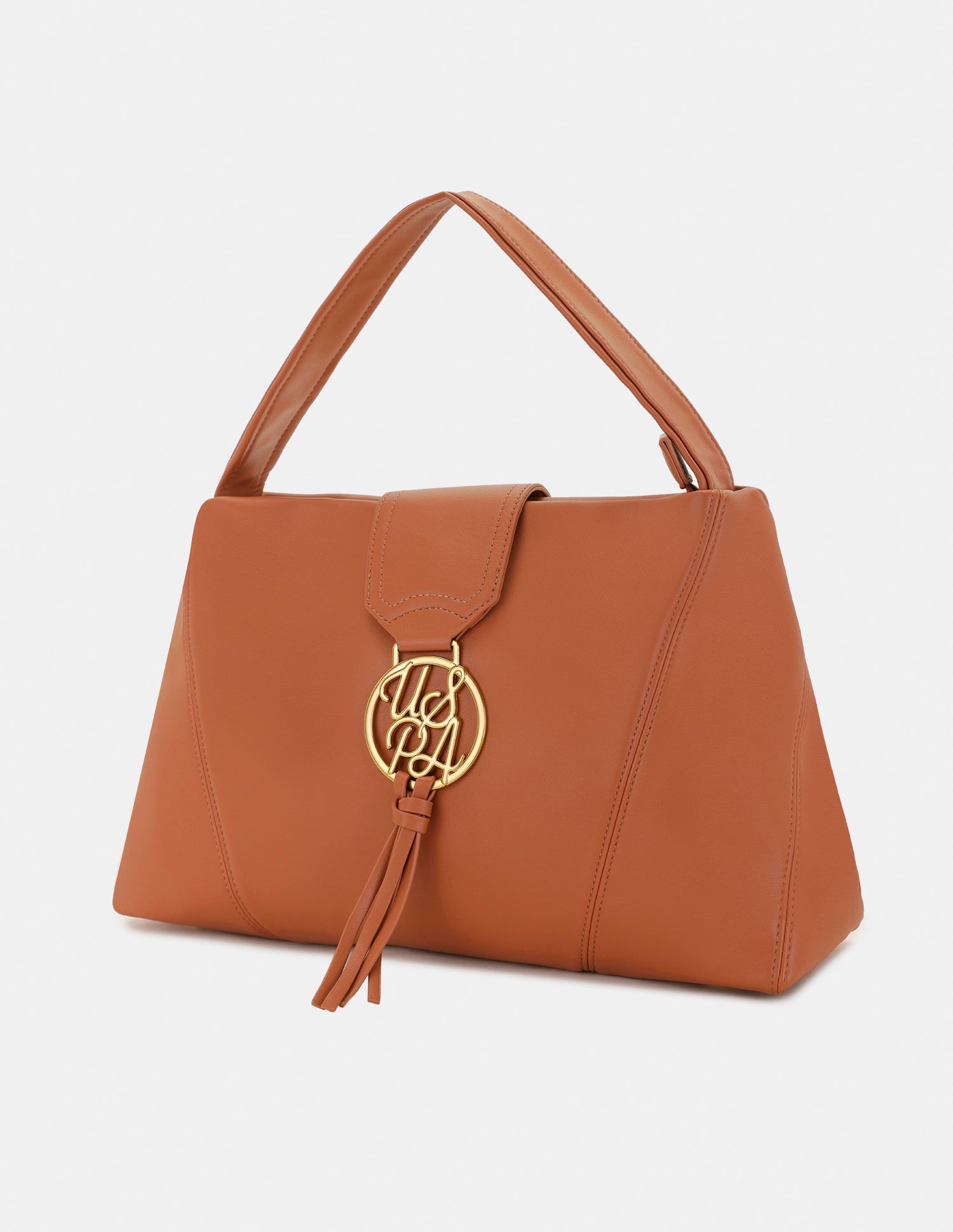 Women Alia Shoulder Bag Tan - U.S. POLO ASSN. | Large