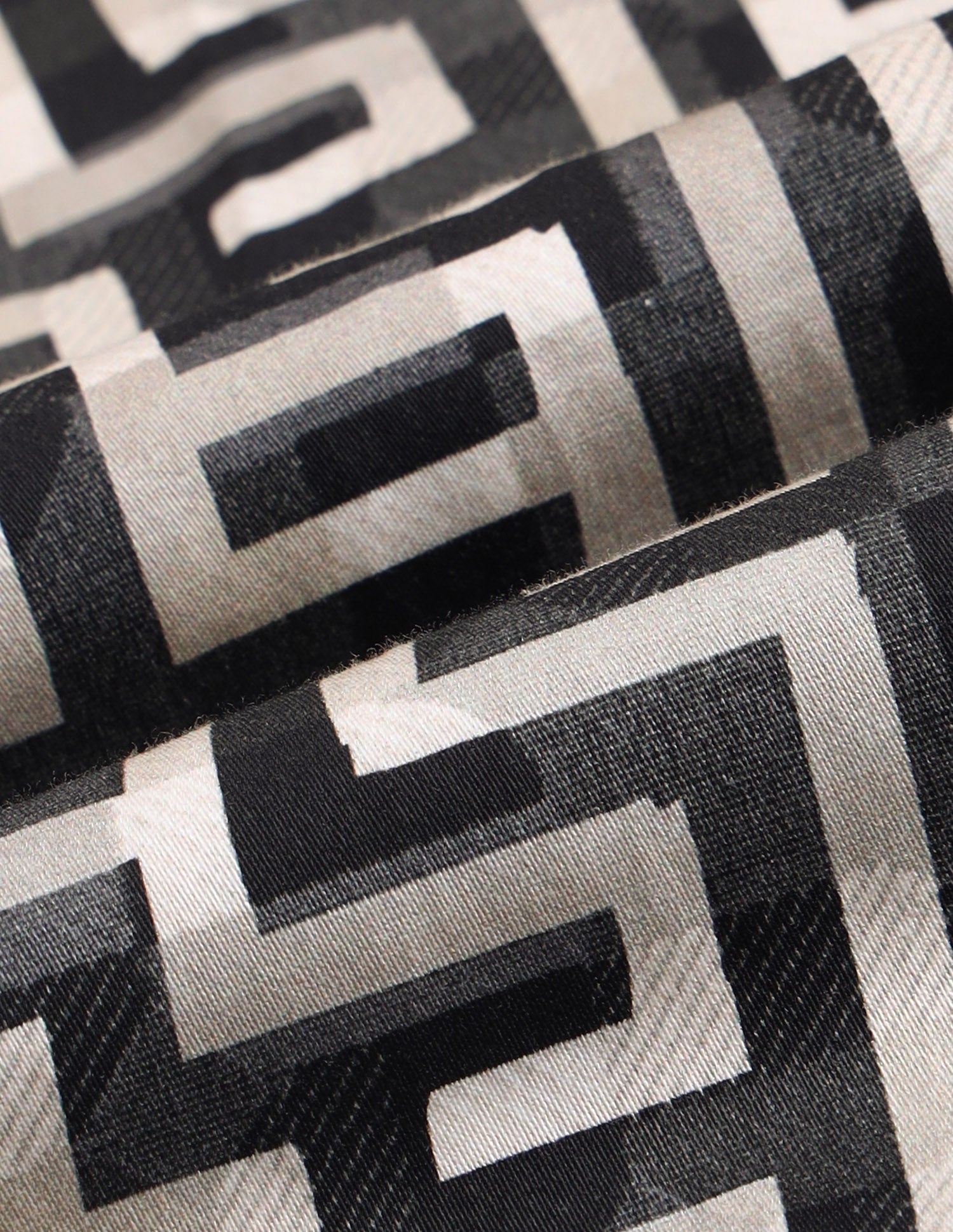 Geometric Printed Regular Shirt Dark Grey - U.S. Polo Assn. India | Large