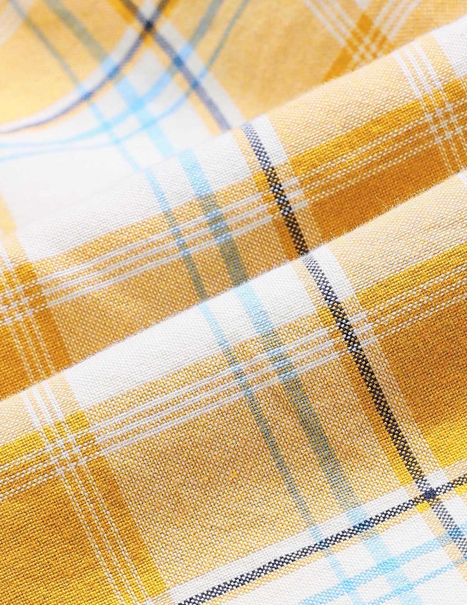 Boys Regular Fit Oxford Shirt Yellow - U.S. POLO ASSN. | Large