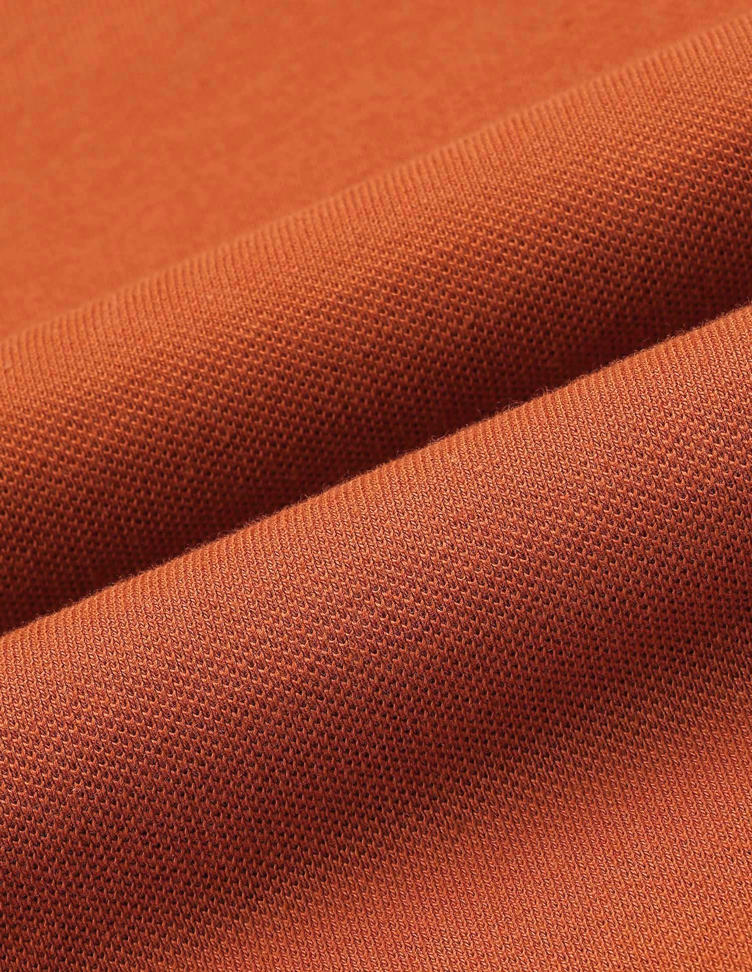 Solid Muscle Fit Polo Shirt Rust - U.S. POLO ASSN. | Large