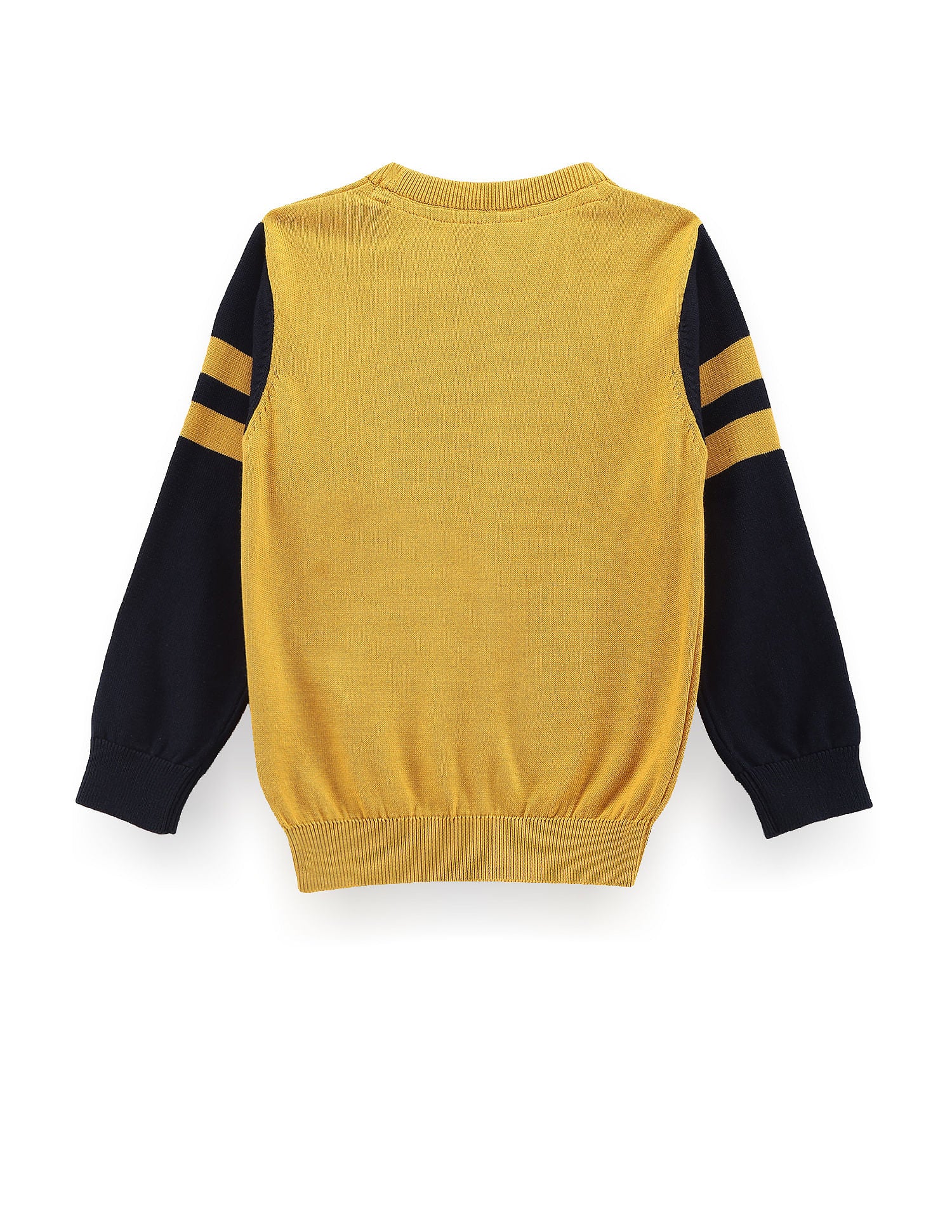 Boys Brand Embroidered Sweater Dark Yellow - U.S. POLO ASSN. | Large