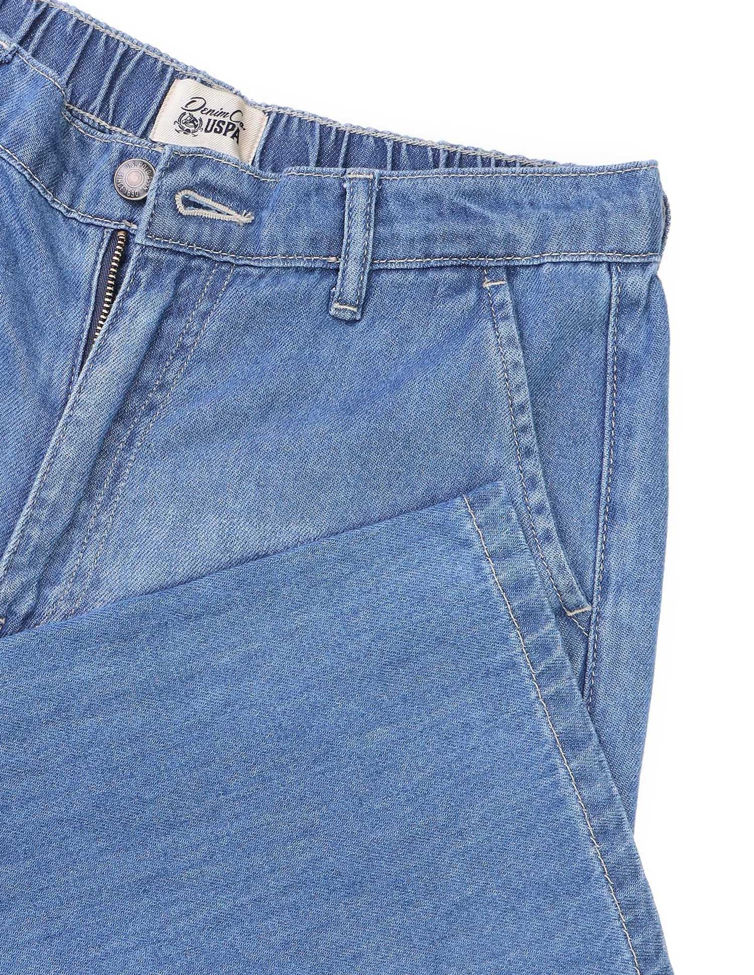 Baggy Fit Blue Jeans Blue - U.S. Polo Assn. India | Large