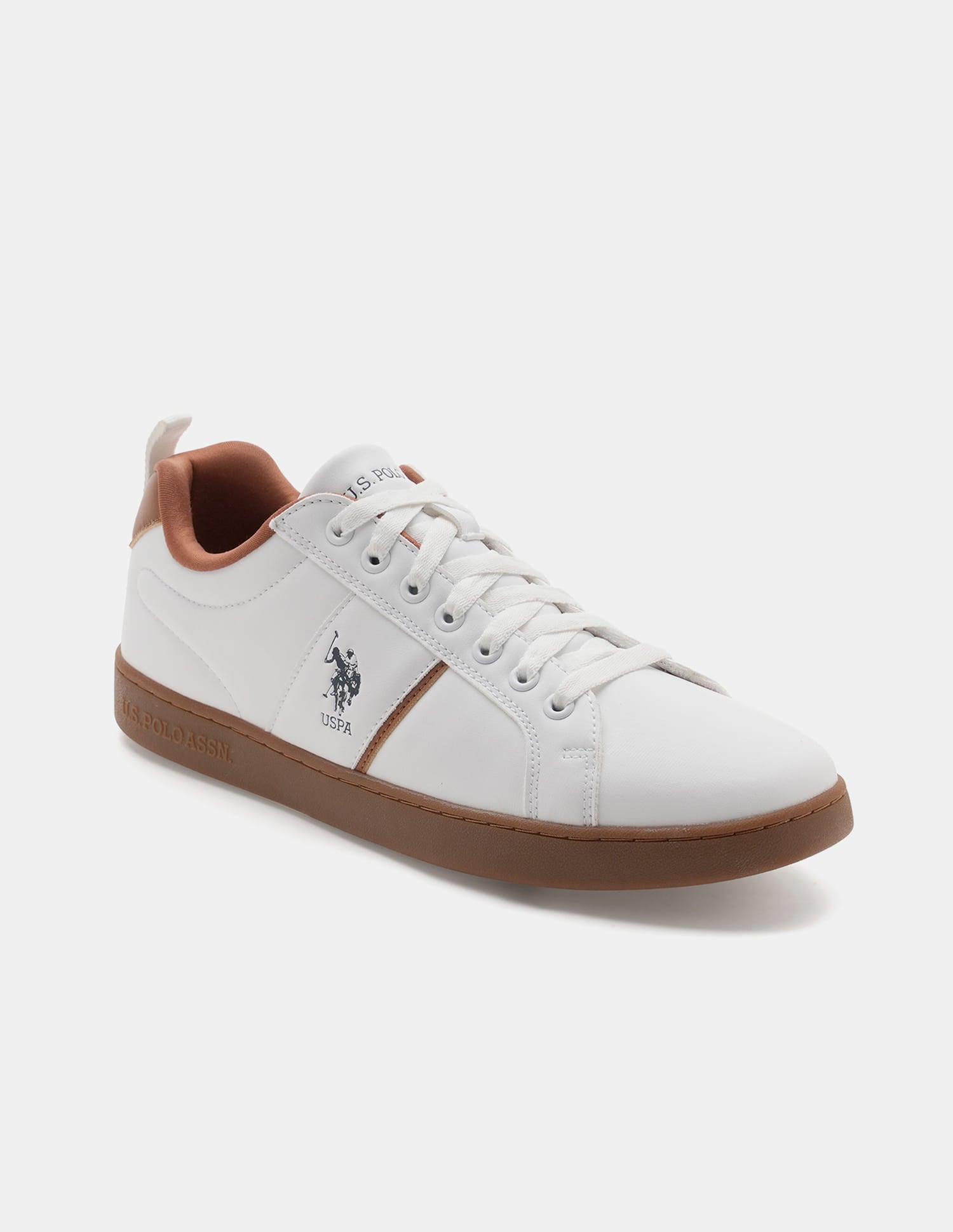 Men Dorim 2.0 Solid Sneakers Off White - U.S. Polo Assn. India | Large